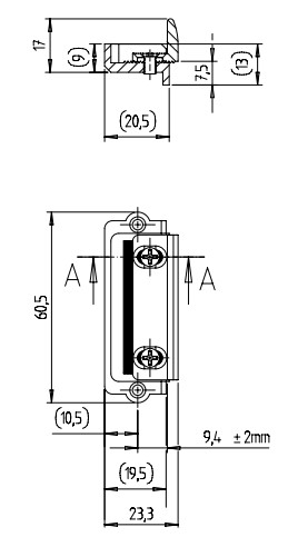 KFV Fallenaustauschstück 115.4 3105206