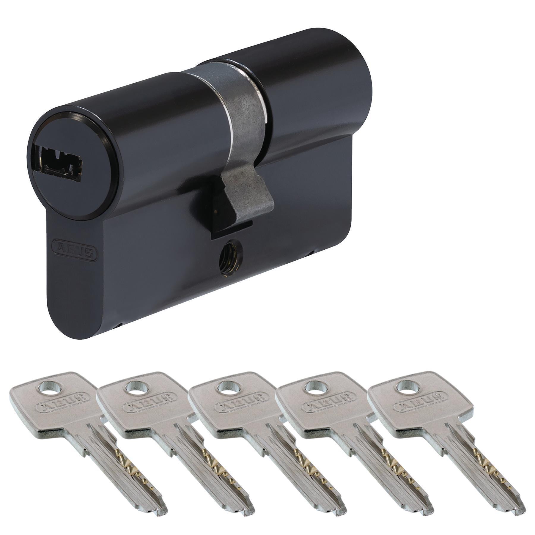 BLACK BEAUTY Abus Türzylinder D6XBK mit Code Card Not- & Gefahrenfunktion mit 5 Wendeschlüssel Farbe schwarz 40/40, Schlüssel, Postfach, Schlüssel, Postfach, Schlüssel, Postfach, Schlüssel, Postfach, Schlüssel, Postfach, Schlüssel, Postfach, Schlüssel, Po