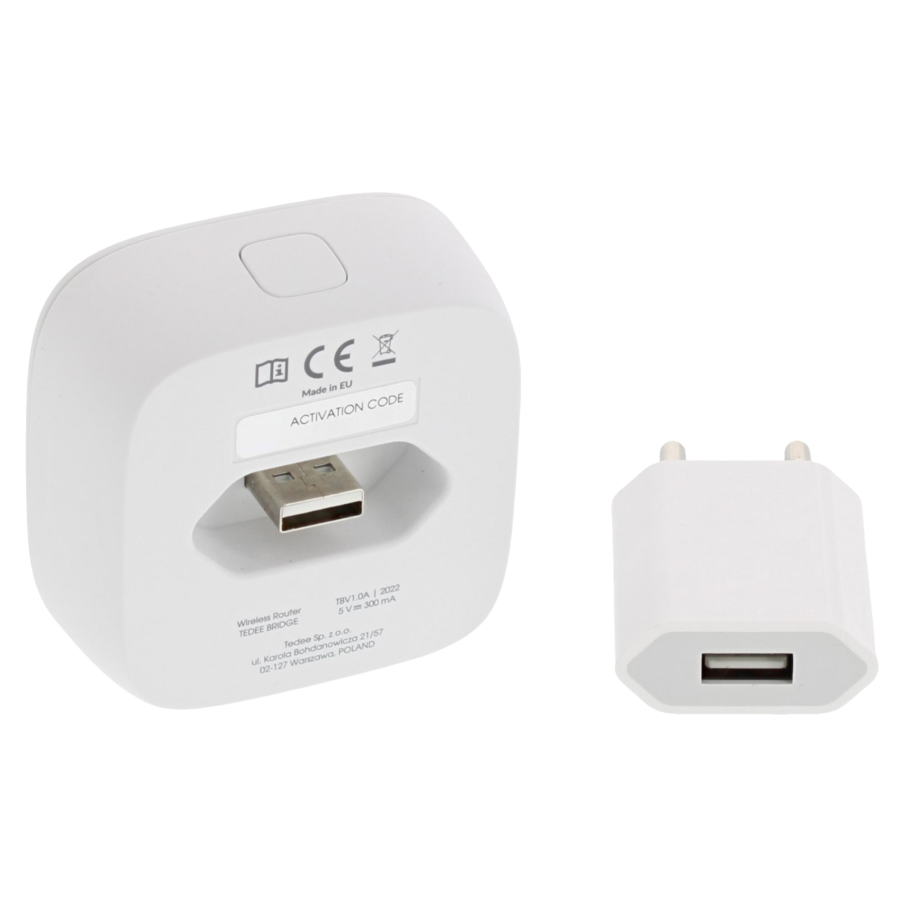 tedee WLAN Bridge weiß, Adapter, Elektronik, Stecker