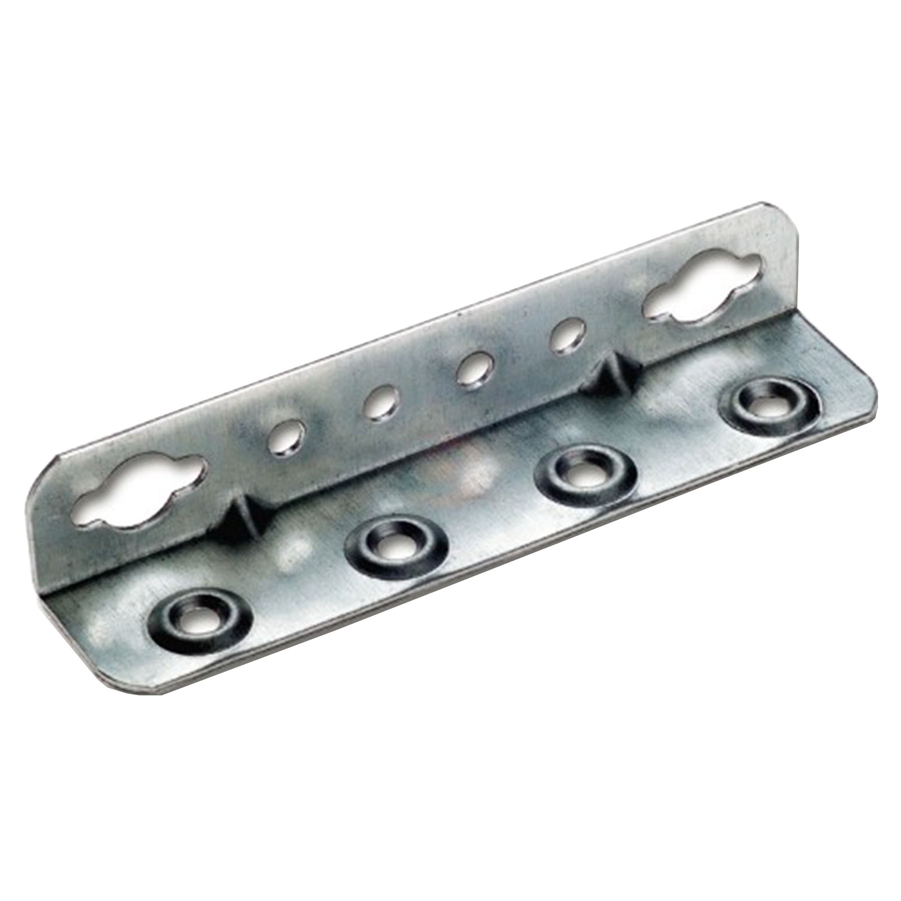 Bettbeschlag Bettschiene Bettwinkel SYSTEM 32 130mm (1 Garnitur bestehend aus 4 Stück), Klammer