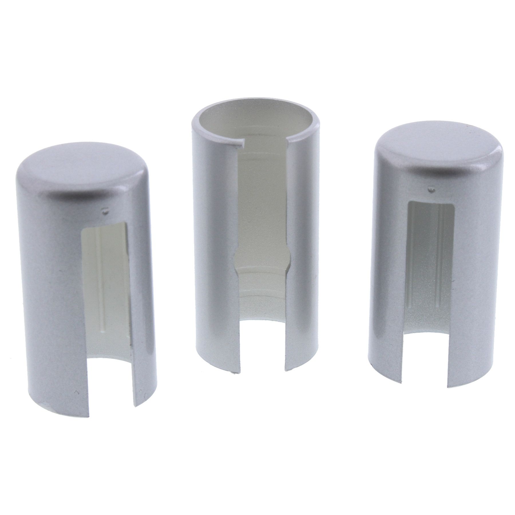 Simonswerk BAKA Zierhülsen Satz Nr. 10 matt verchromt, Zylinder, Aluminium