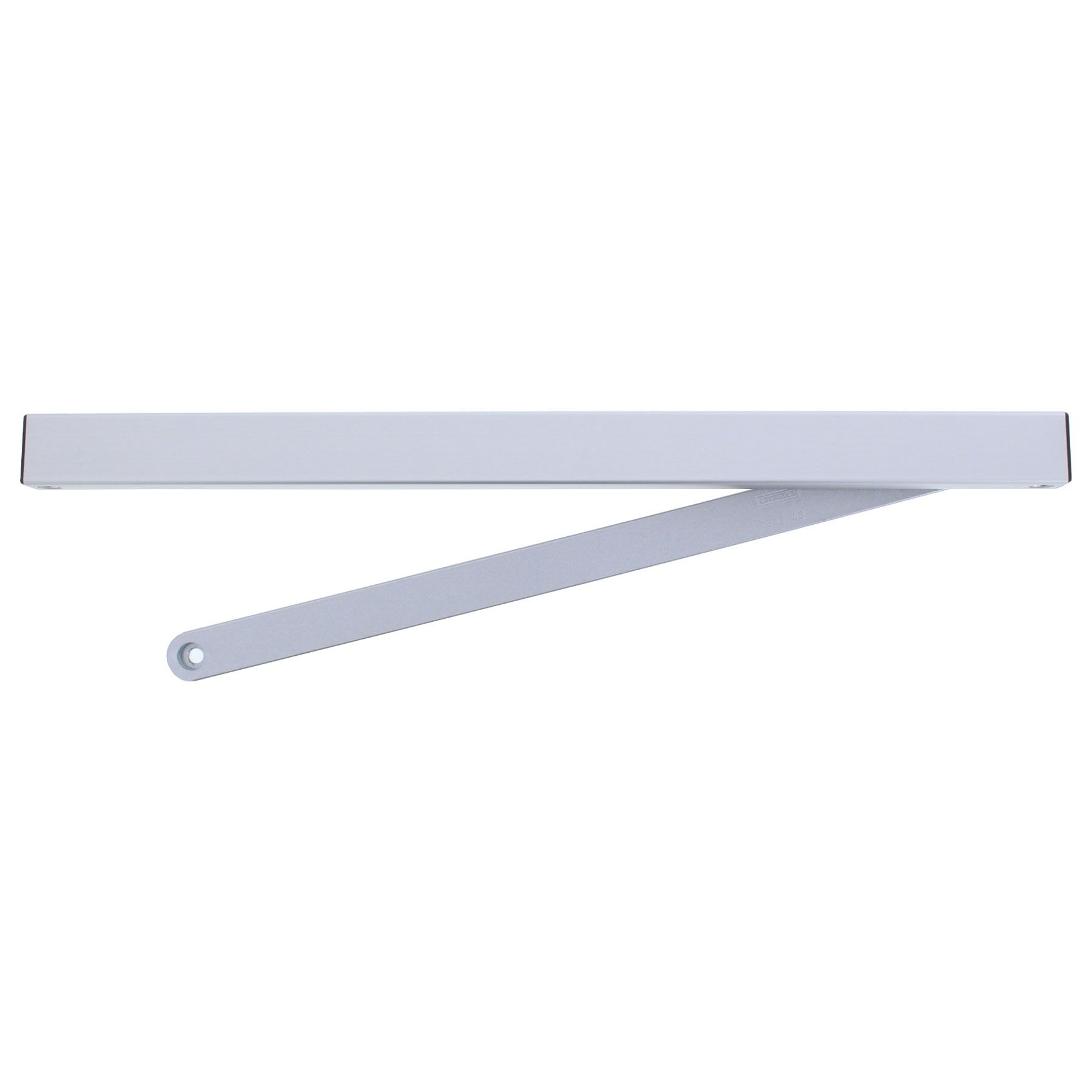 GEZE Gleitschiene TS 5000 L BG Bandgegenseite mit Hebel Silber