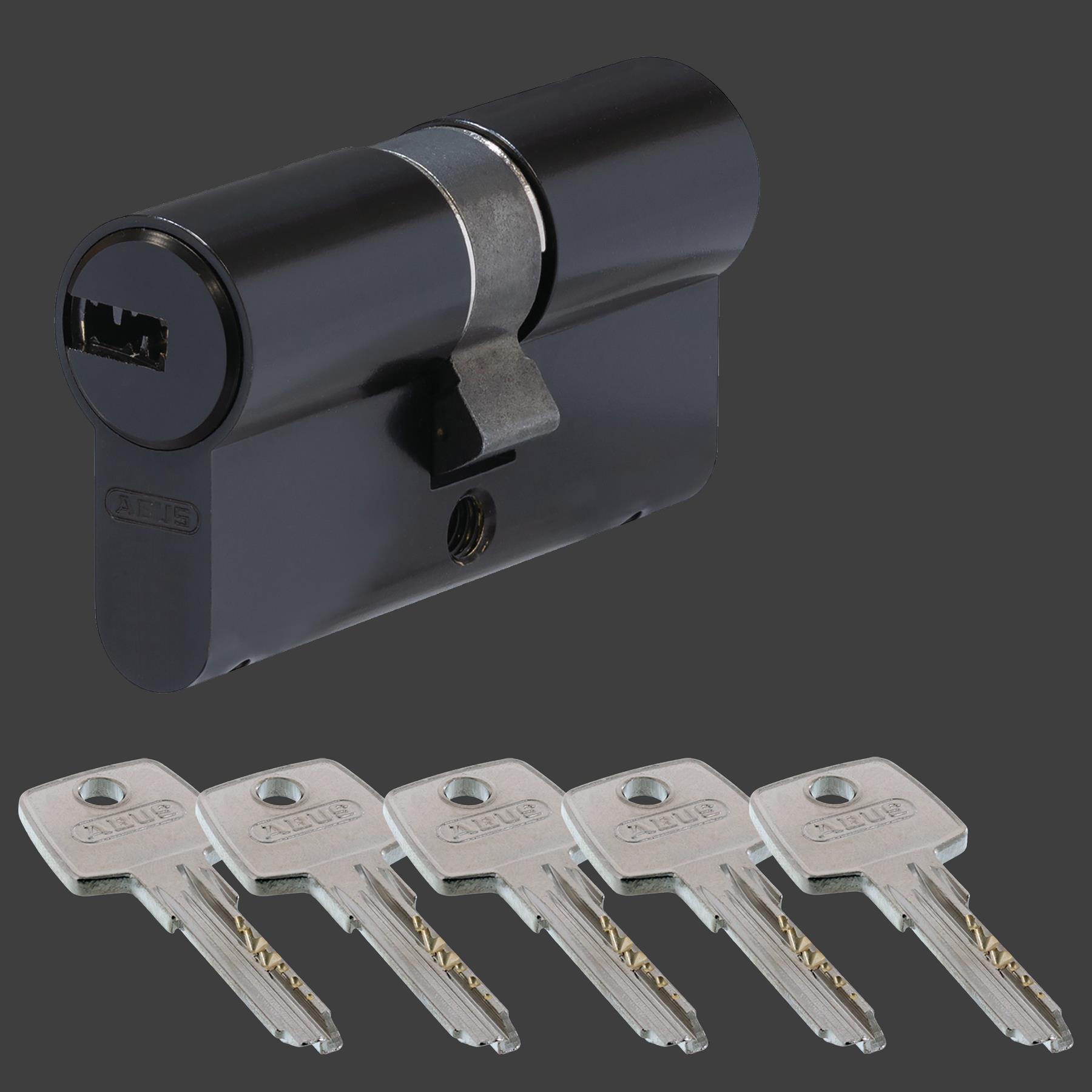 BLACK BEAUTY Abus Türzylinder D6XBK mit Code Card Not- & Gefahrenfunktion mit 5 Wendeschlüssel Farbe schwarz 40/40, Schlüssel, Postfach, Schlüssel, Postfach, Schlüssel, Postfach, Schlüssel, Postfach, Schlüssel, Postfach, Schlüssel, Postfach, Schlüssel, Po