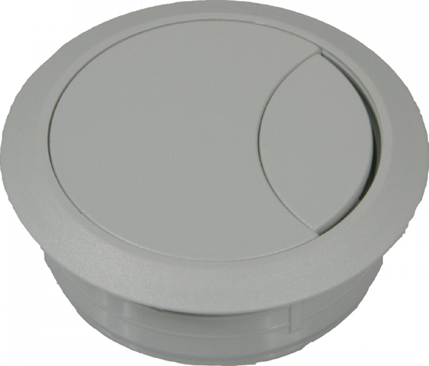 ToniTec Kabeldurchlass Kabeldose Kabeldurchführung Kunststoff 60 mm 80 mm Hellgrau 80 mm