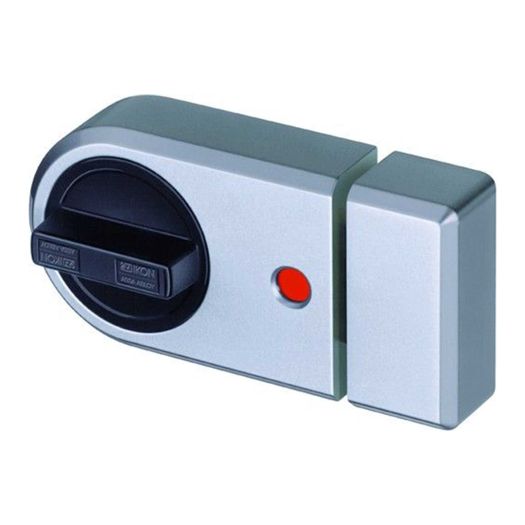 Ikon Kastenschloss ohne AußenZylinder mit Sperrbügel Type .132 9132 Silbergrau (RAL7001)