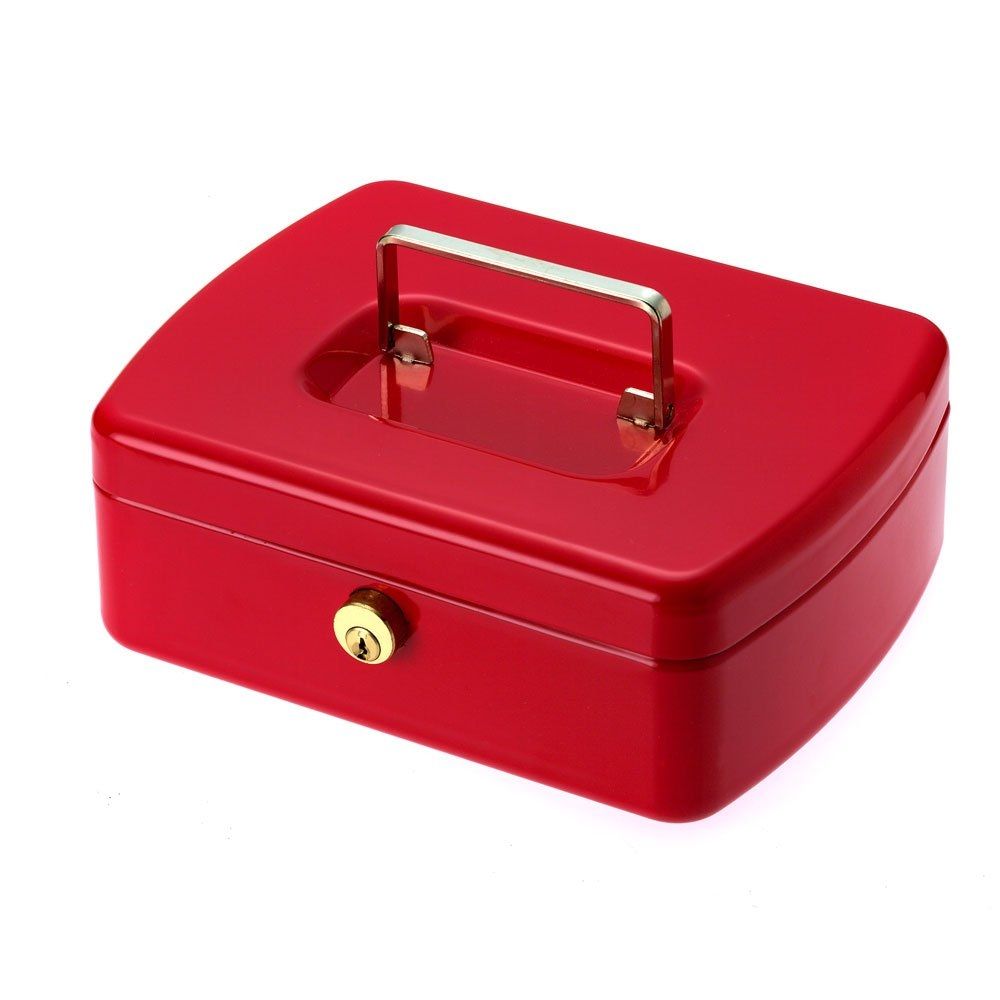 BURG-WÄCHTER Geldkassette Office Line 2207 rot, Kiste, Postfach