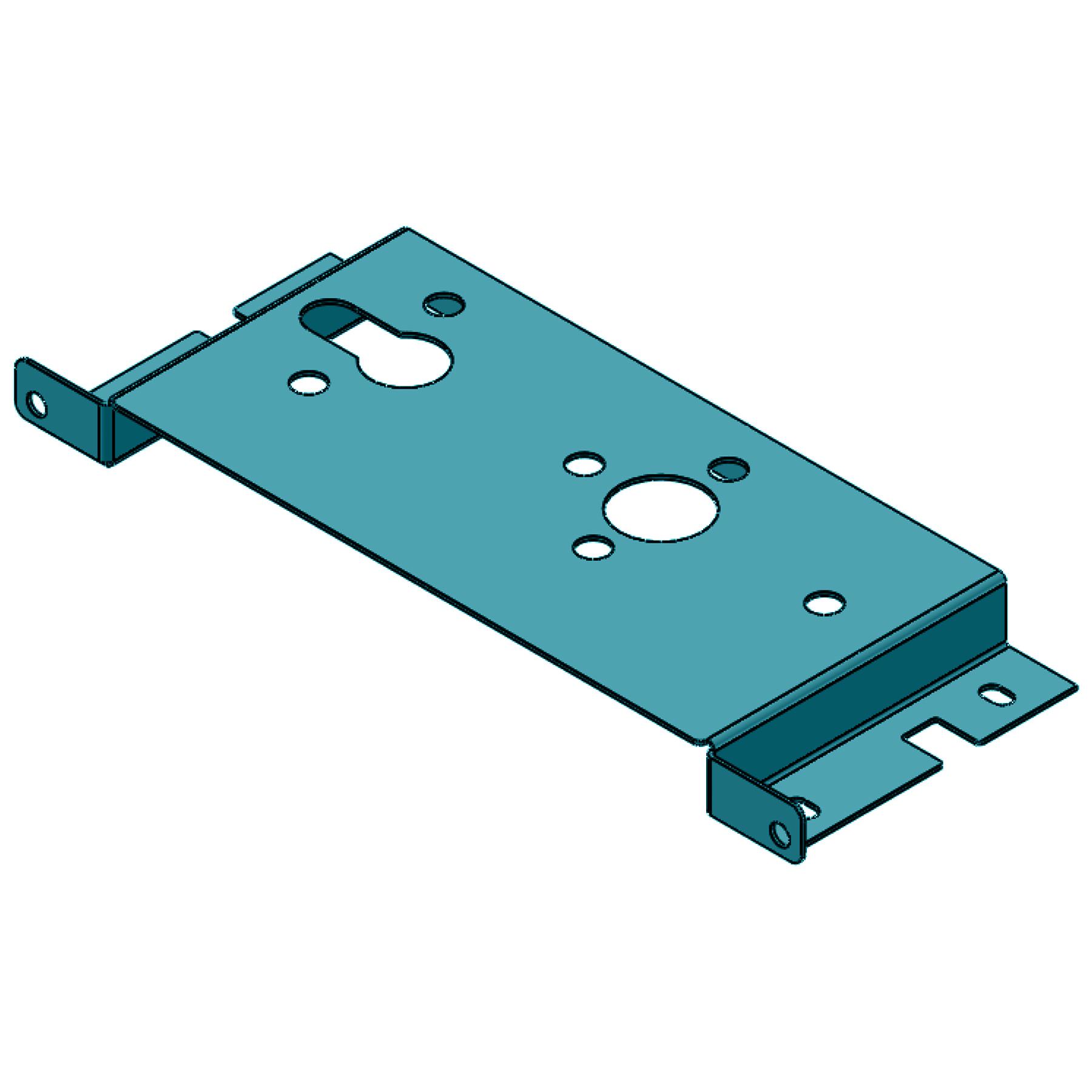 FEPS Trim universal Schlosstasche FE-ST001-RS DIN-Rechts 221 x 85 x 18 mm für Tür- Einsteckschloss 55/72