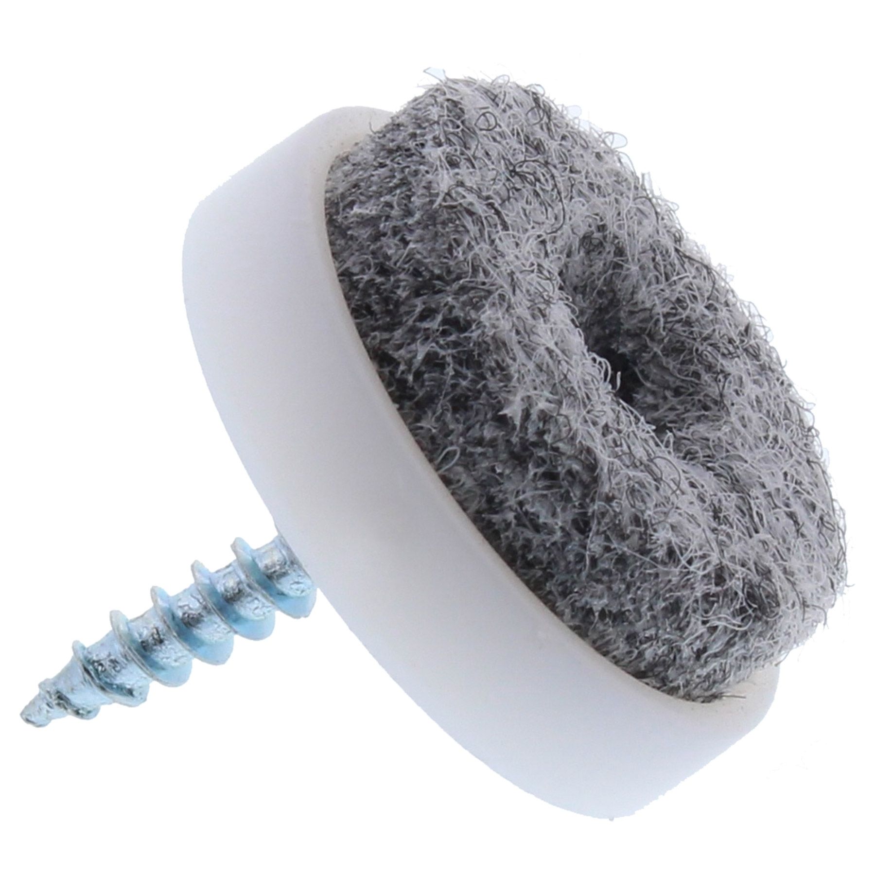 10x Schraubgleiter Filzgleiter 24mm, Maschine, Schraube