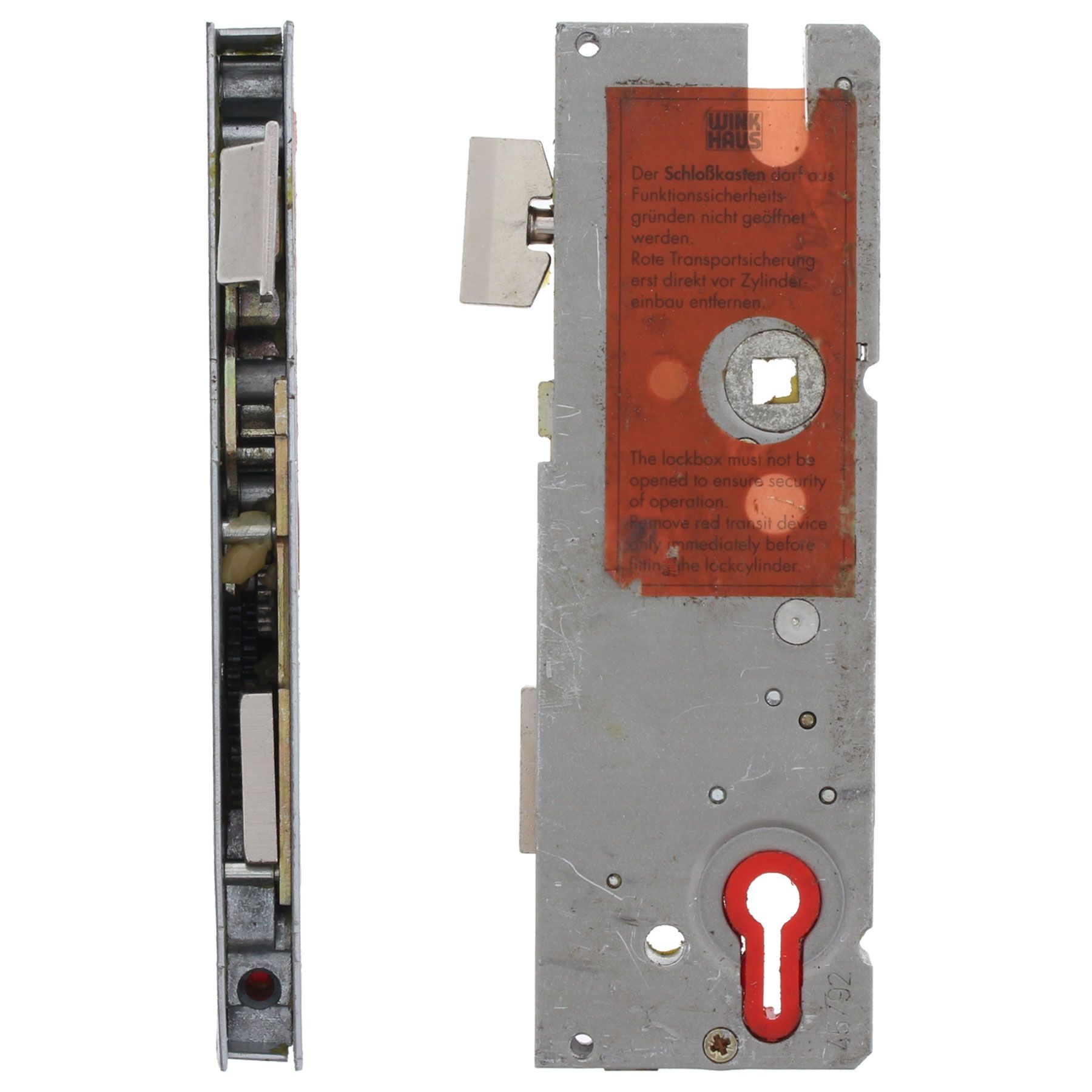 Winkhaus Hauptschloss Reparaturschlosskasten STV Typ 2 lose 33 mm 92 mm