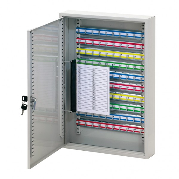 Schlüsselschrank 150 Haken inkl. 2 Schlüssel mit Hebelschloss SS 100 Schlüsselkasten, Kabinett, Mobiliar