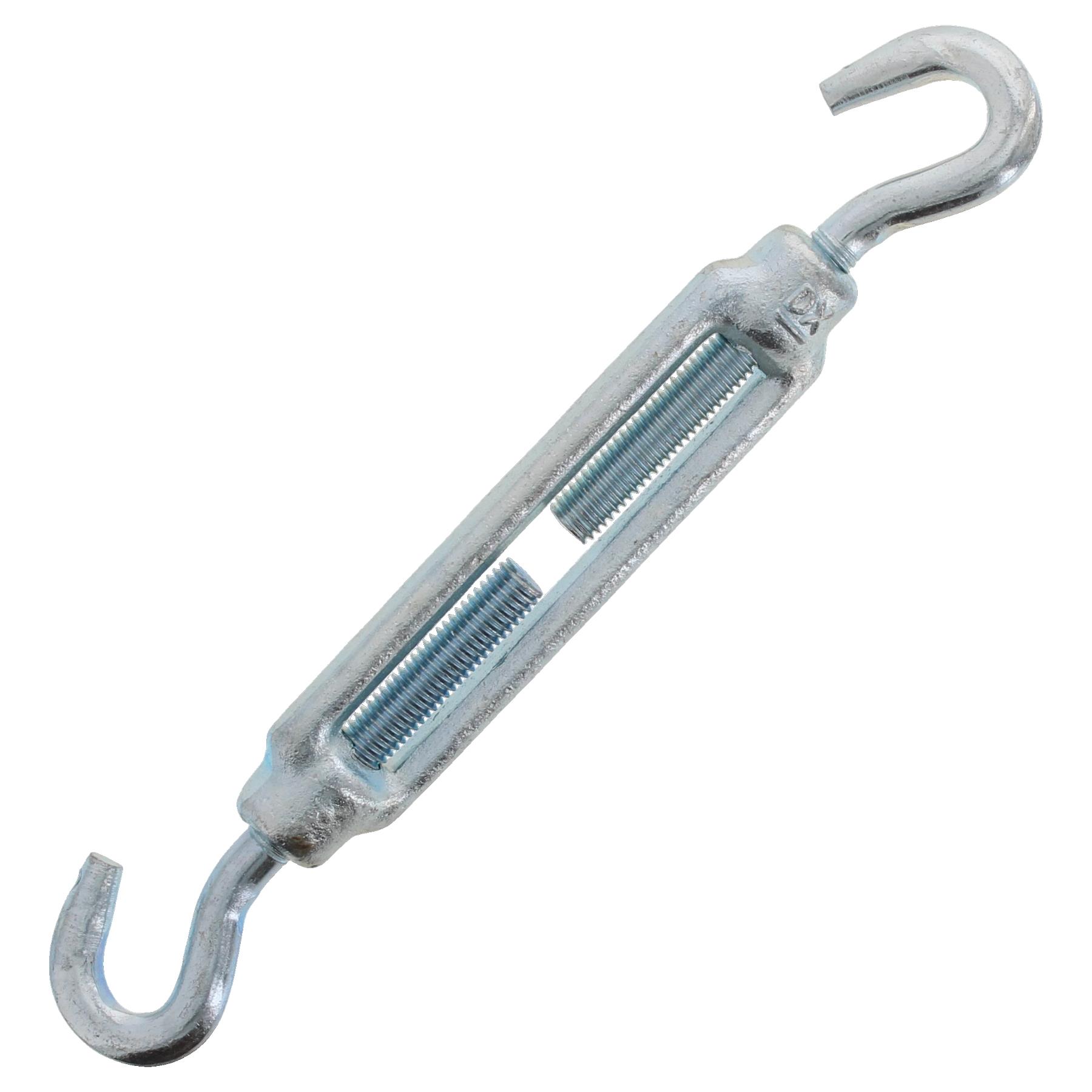 ToniTec Spannschloss Stahl verzinkt DIN 1480 8mm, Elektronik, Hardware, Rauchrohr, Haken