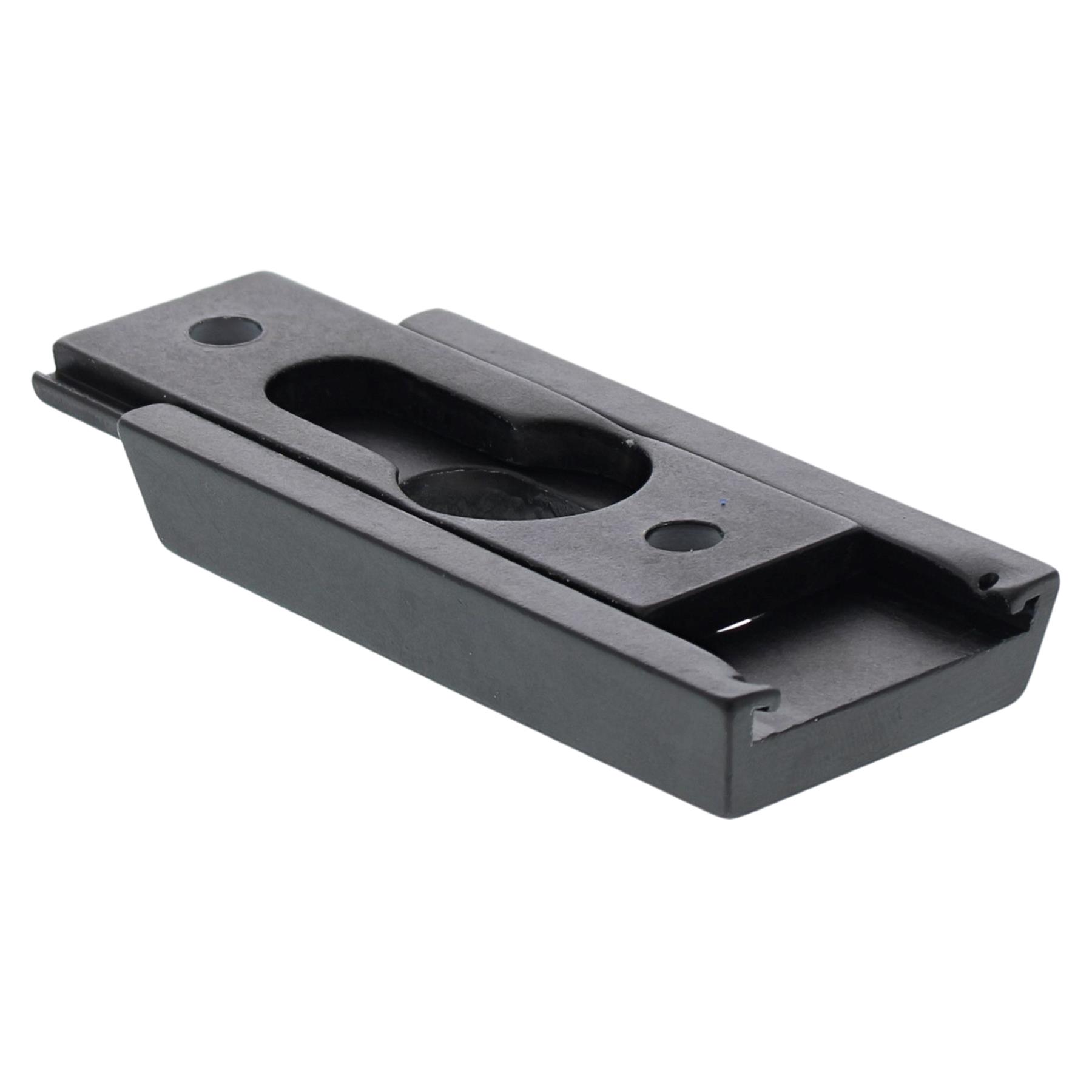 HUECK HARTMANN Schieberosette Schutzrosette Schwarz 9mm, B7 1747320, Klinge, Rasiermesser, Waffe