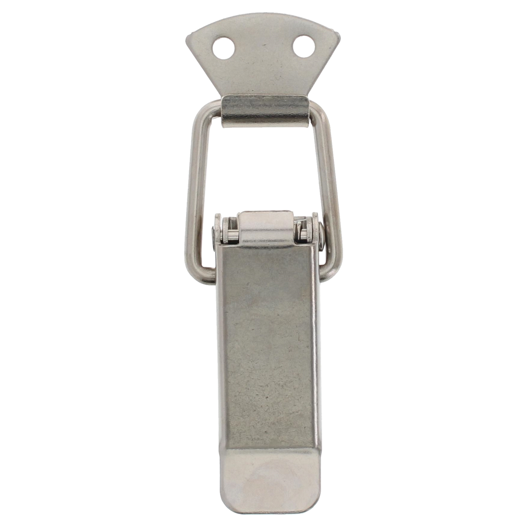 ToniTec® Kistenverschluss Spannverschluss Kappenschloss vernickelt 76x26mm mit Feder