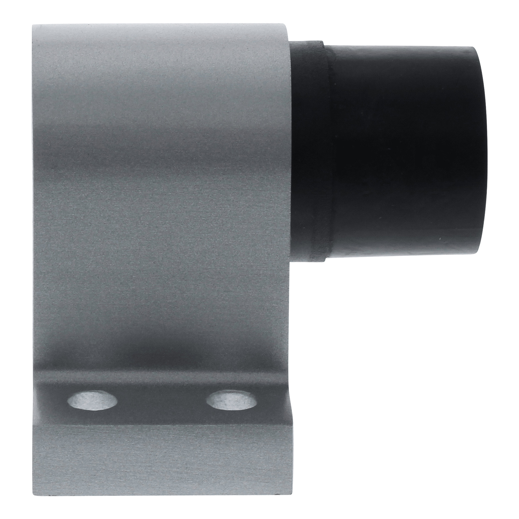 KWS Türstopper 2024 Türpuffer zum Aufschrauben ohne Haken silberfarbig, Klammer, Postfach