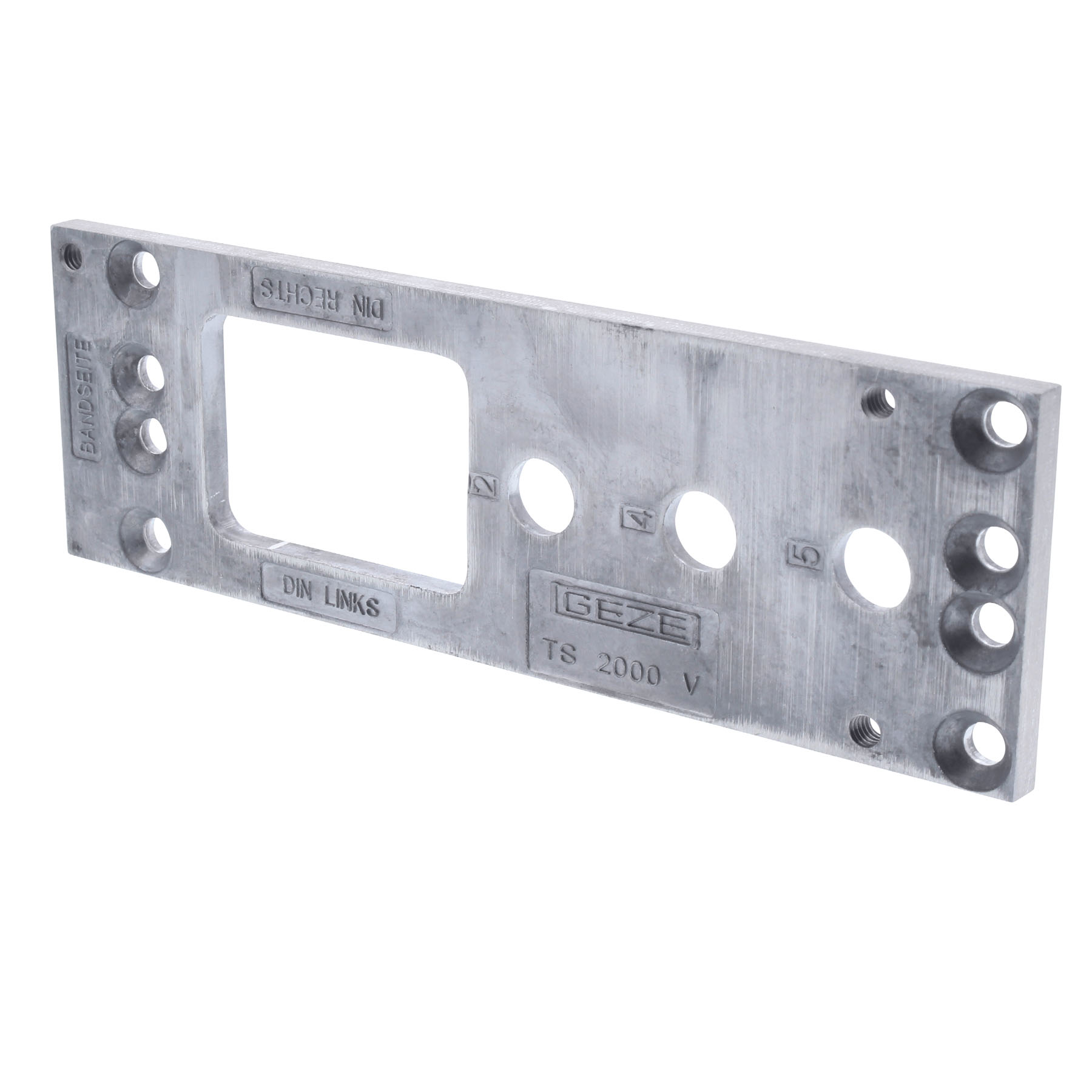 GEZE Türschließer TS 2000 V BC mit Öffnungsdämpfung inkl. Gestänge und Montageplatte silber, Klammer, Aluminium, Medikamente, Pille, Klammer, Aluminium, Medikamente, Pille