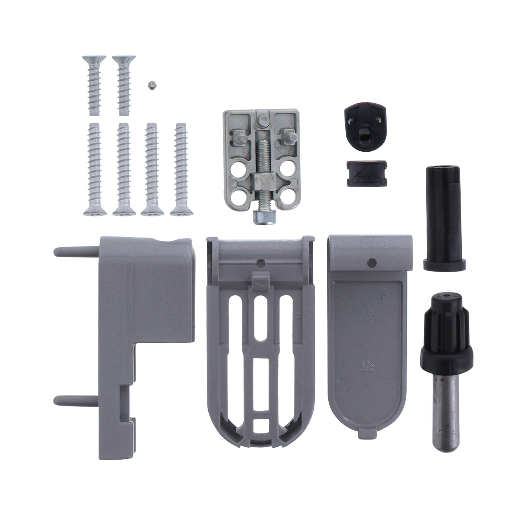 Roto Haustürband Doorline 90-34 A16,5-19 mm RAL 9022 grau 333209, Maschine, Schraube