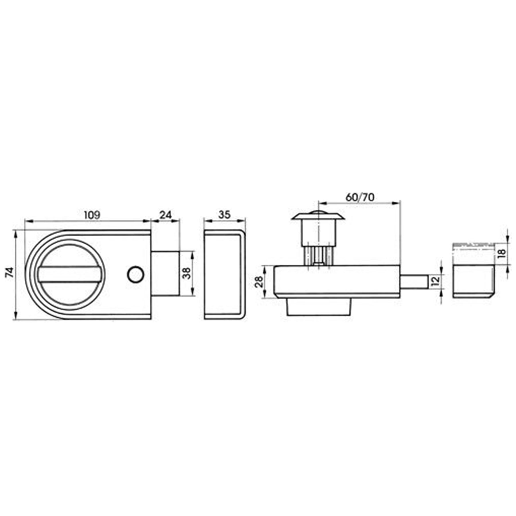 Ikon Kastenschloss ohne AußenZylinder mit Sperrbügel Type .132 9132 Weiß (RAL9016), CAD-Diagramm, Diagramm, CAD-Diagramm, Diagramm, CAD-Diagramm, Diagramm, CAD-Diagramm, Diagramm, CAD-Diagramm, Diagramm