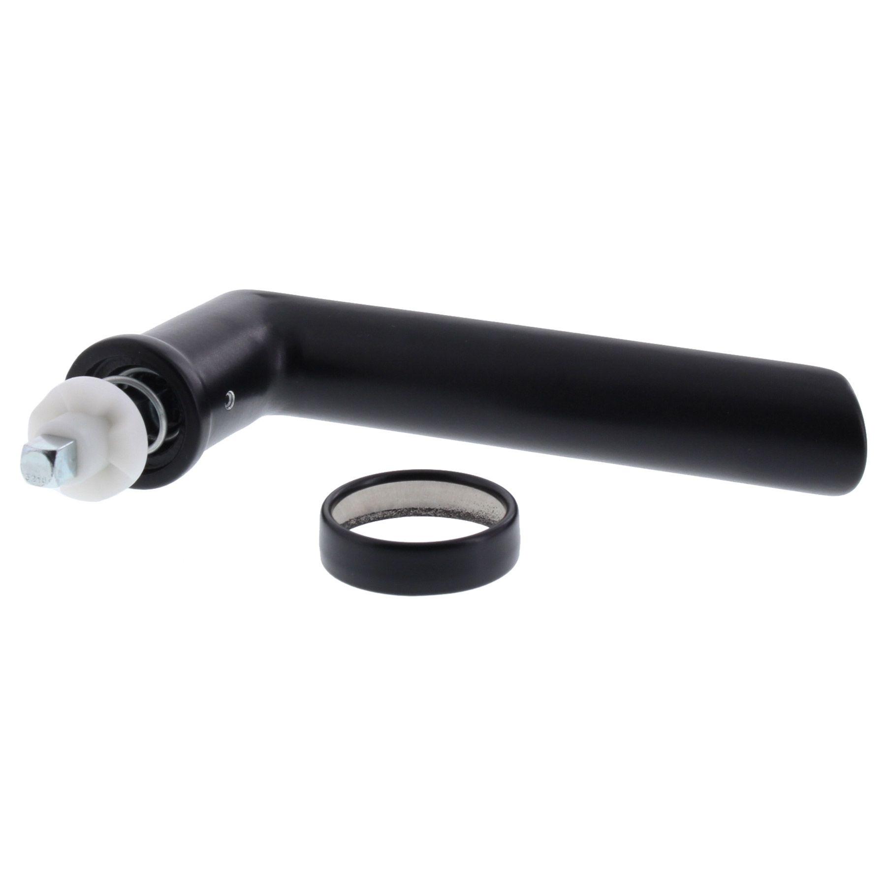 BLACK BEAUTY Schüco Fenstergriff Schwarz RAL9005 247002, Sinken, Waschbeckenhahn