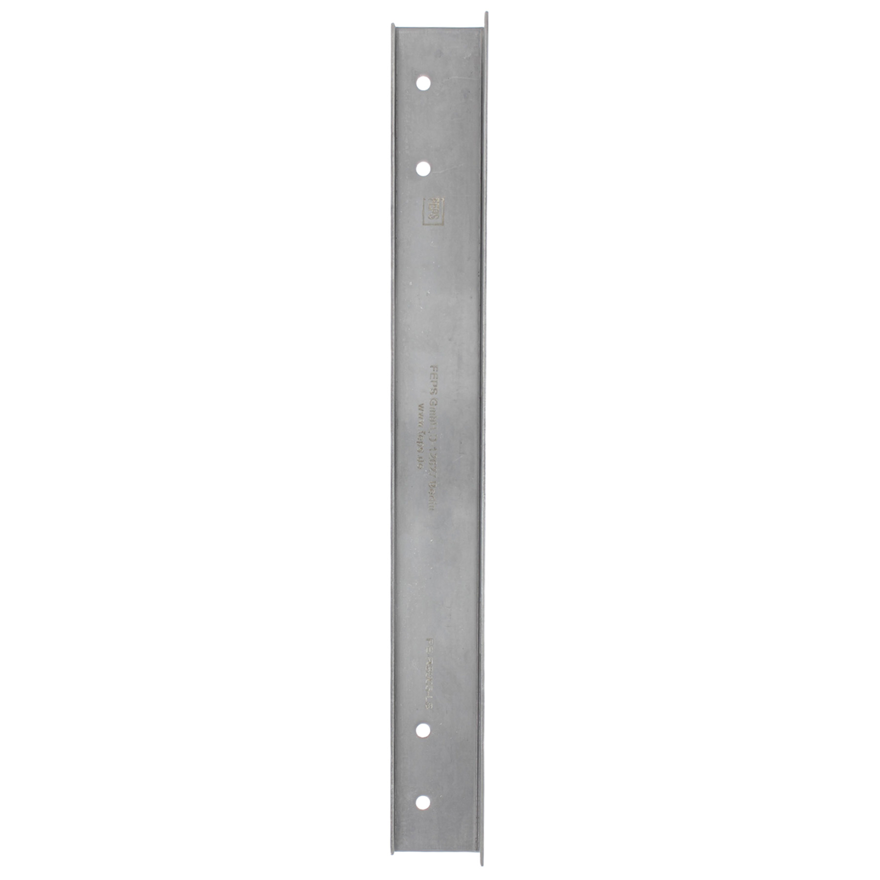 FEPS Lock Winkelschließblech FE-RS005-LS für Reparatur Stahlzarge 33x2,5x3,6x0,85 cm Edelstahl gebürstet DIN links, Aluminium