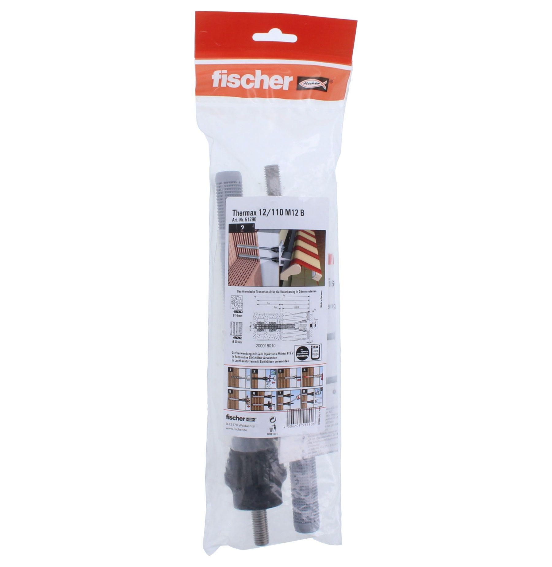 Fischer Abstandsmontagesystem Thermax 12/110 M12 B, Adapter, Elektronik, Pinsel, Gerät, Werkzeug