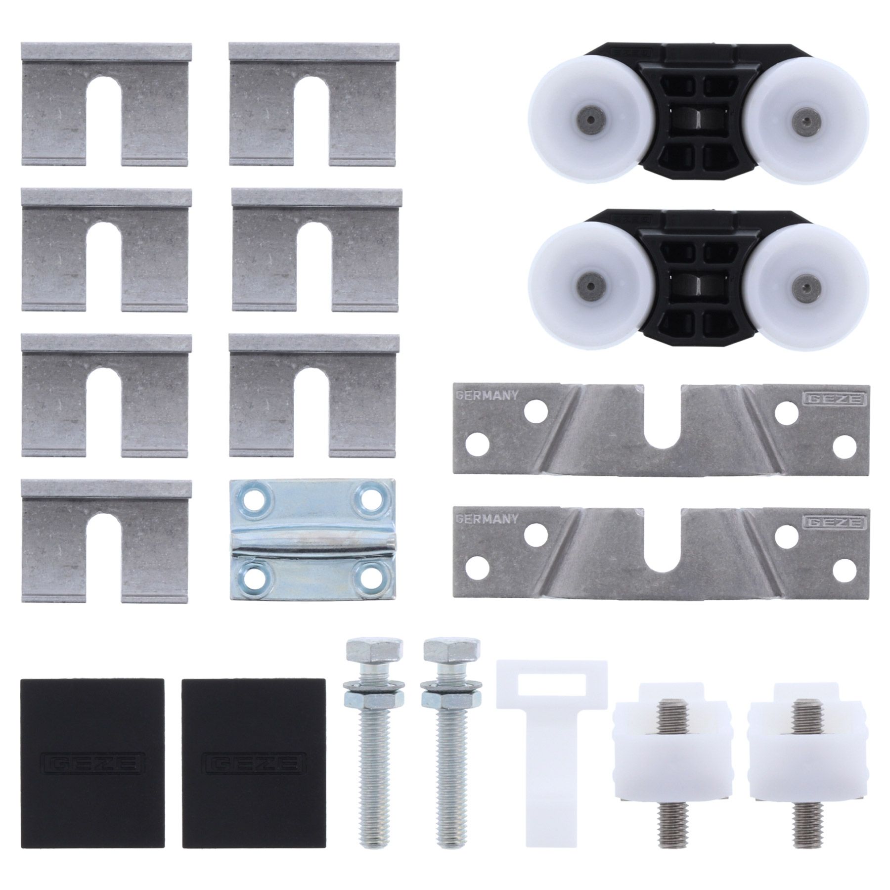 GEZE Perlan 140 Zubehörset 91-130 cm inkl. 2 Laufwagen, Maschine, Schraube