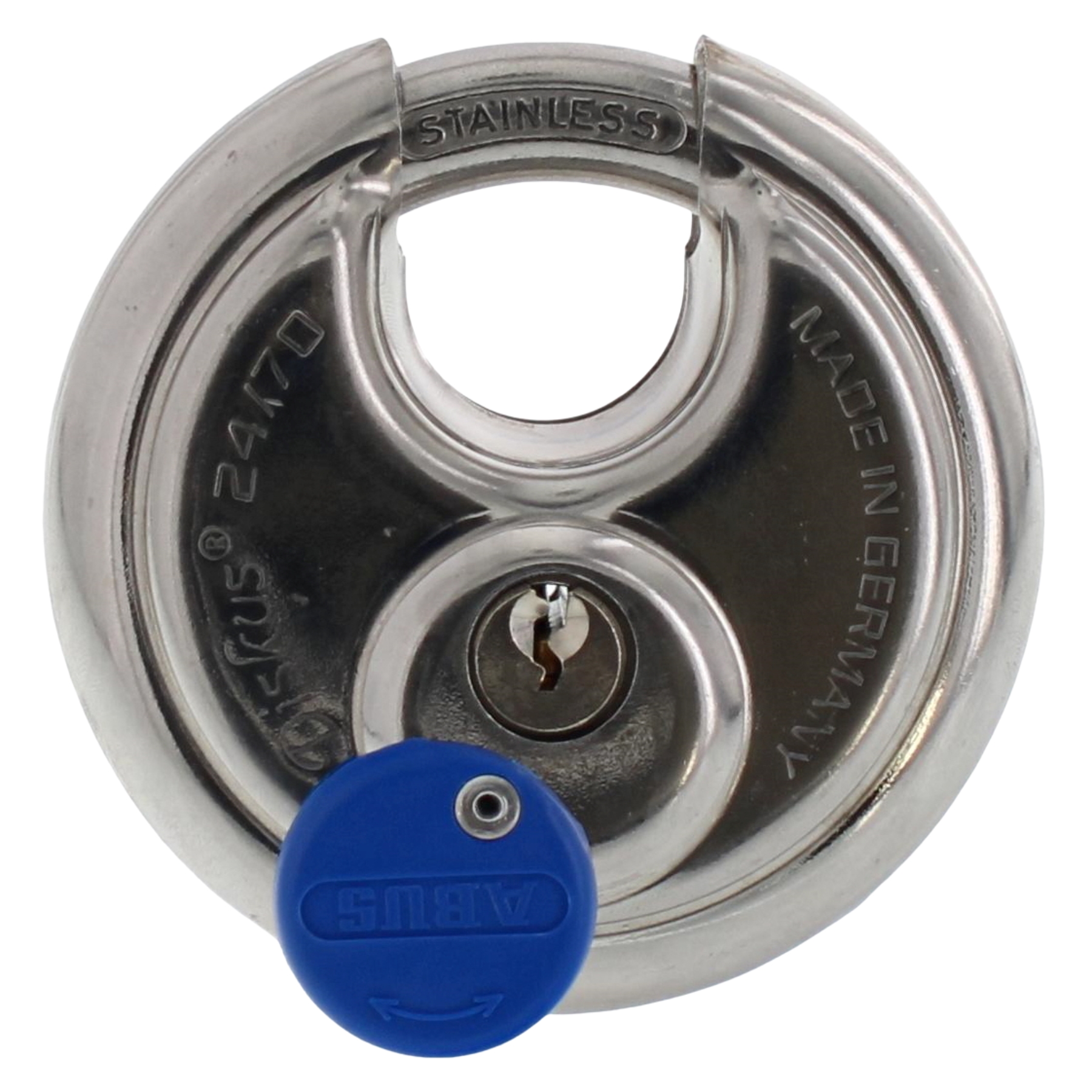 ABUS Diskus Vorhangschloss 24IB/70 Lock-Tag