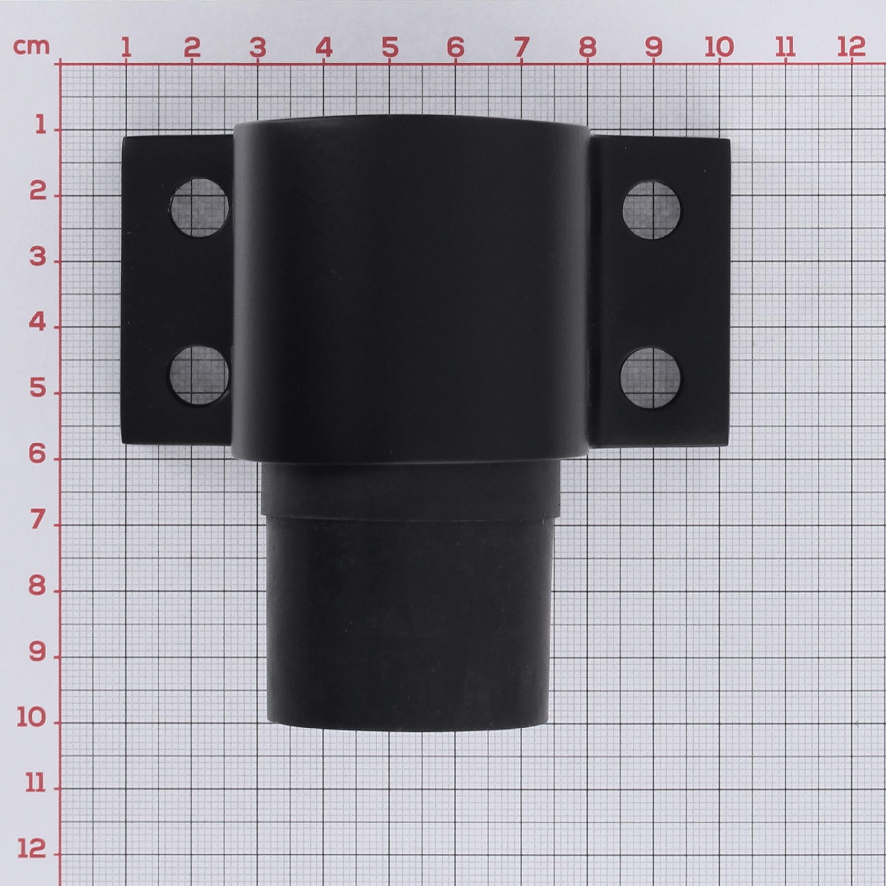 BLACK BEAUTY KWS Türstopper 2024 Türpuffer zum Aufschrauben ohne Haken schwarz (RAL 9005)