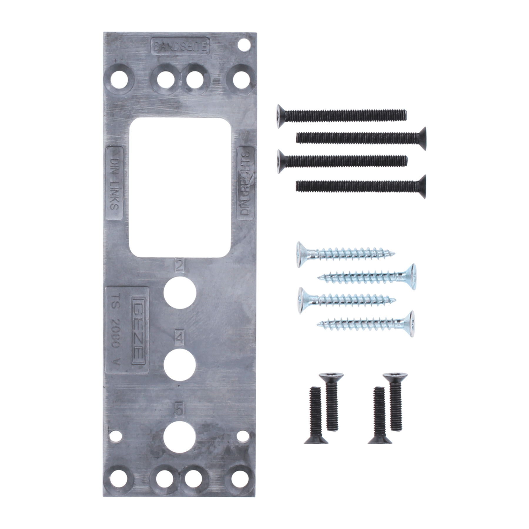 GEZE Montageplatte für Türschliesser 2000 V, Maschine, Schraube