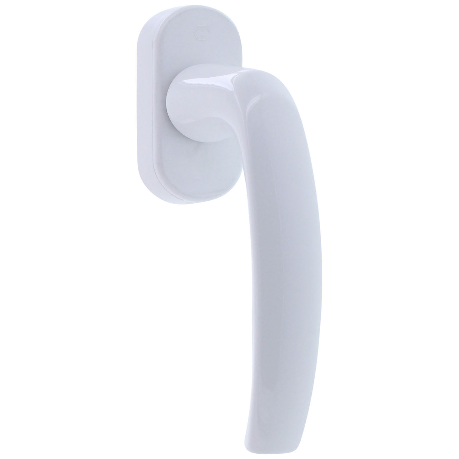 HOPPE Balkontür-Garnitur Serie Atlanta 0530/66N/U26/0530/66NS/49PNS PZ TS 63-68 mm F9016 verkehrsweiß, Griff, Gerät, Fön, Elektrisches Gerät