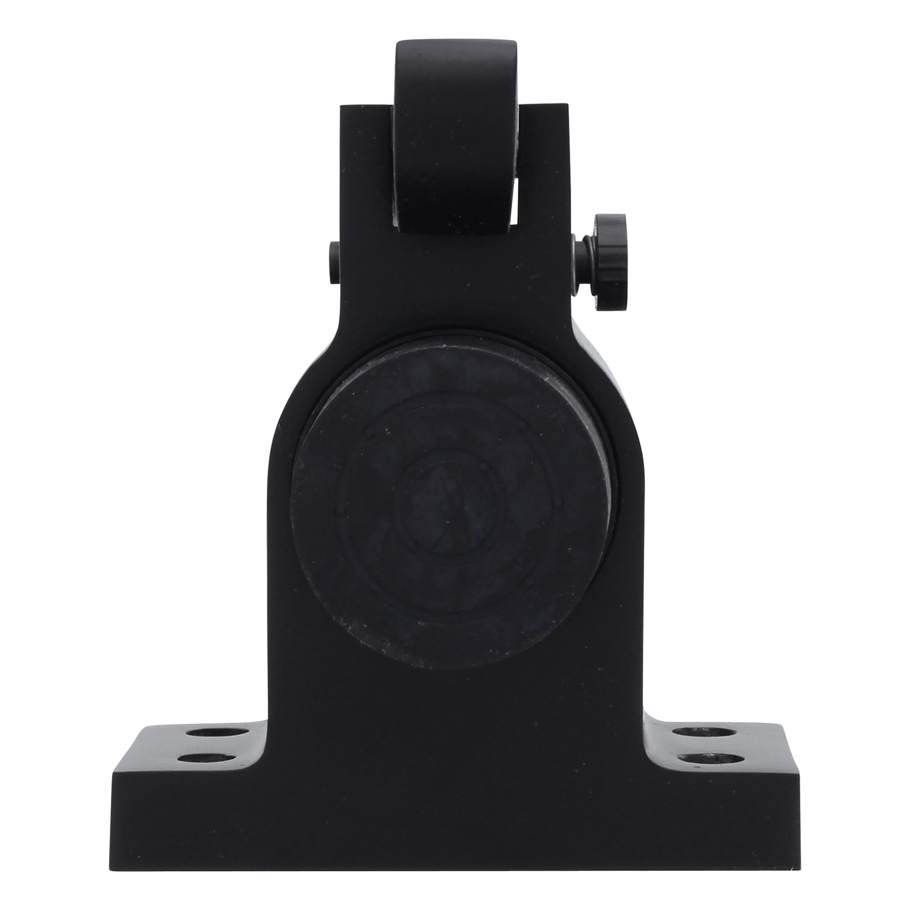 BLACK BEAUTY KWS Türstopper 1010 Türfeststeller zum Anschrauben mit Fanghaken schwarz (RAL 9005)