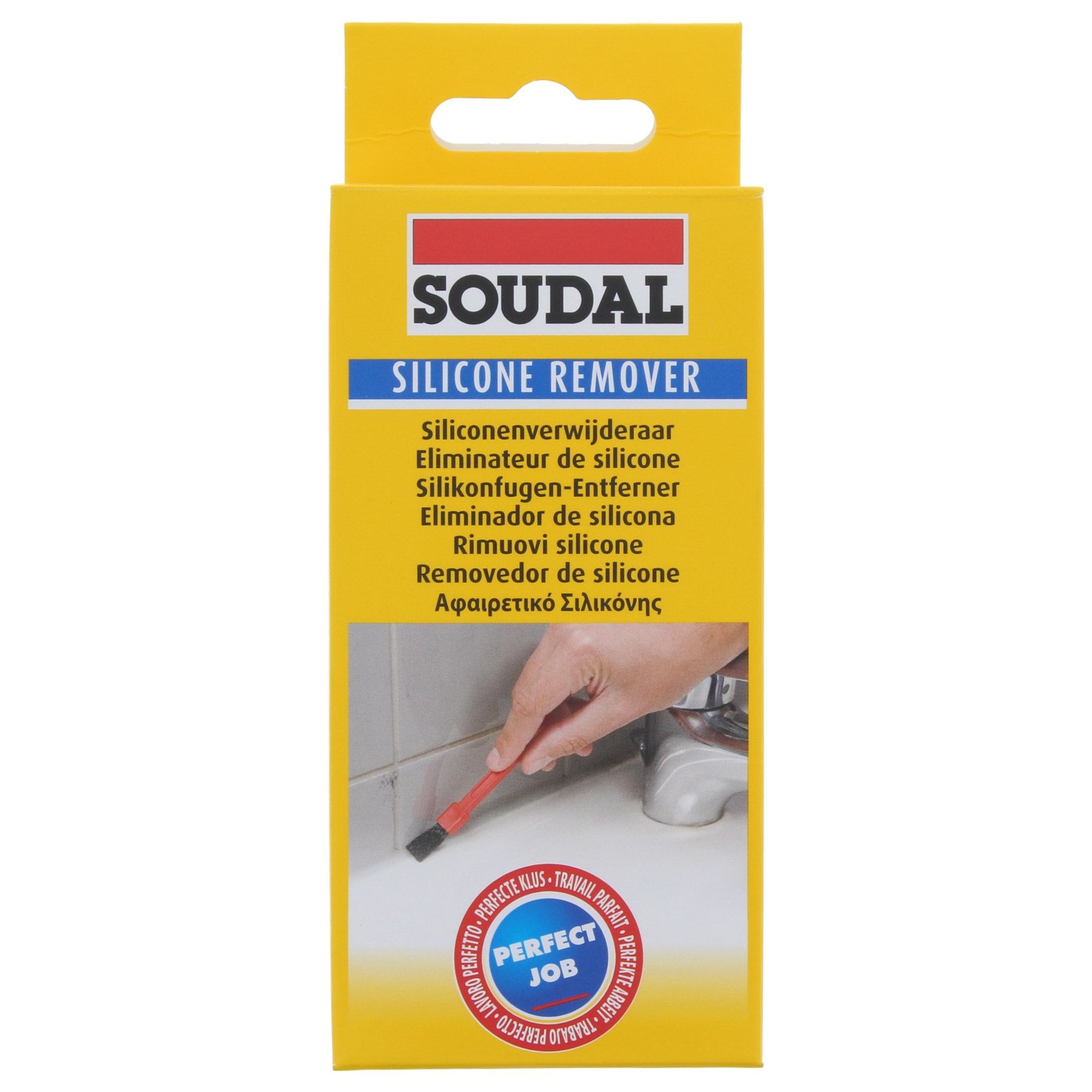 [BA] SOUDAL Silikonfugen-Entferner 100 ml, Gerät, Schraubenzieher, Werkzeug, Flasche, Pinsel