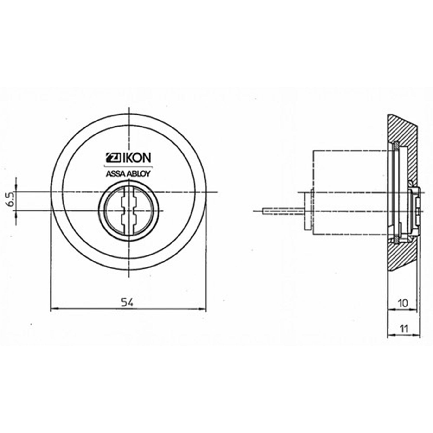 Ikon Kernschutzrosette Zylinderabdeckung F1 F2 F2, CAD-Diagramm, Diagramm, CAD-Diagramm, Diagramm, CAD-Diagramm, Diagramm