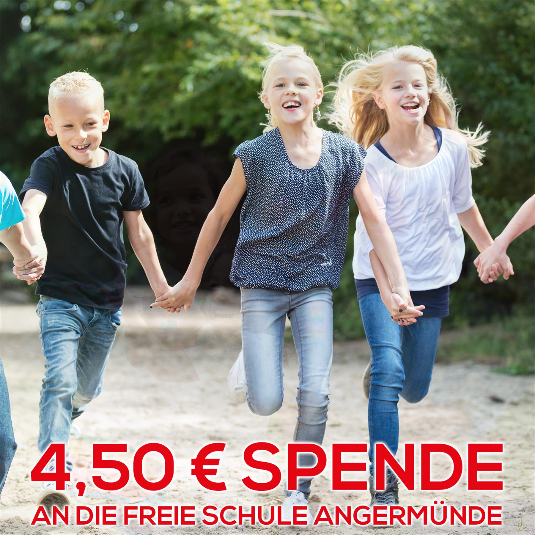 Wir unterstützen für Sie die Freie Schule Angermünde mit 4,50 € - Vielen lieben DANK!, Hosen, Jeans, Gehen, Glücklich, Portrait