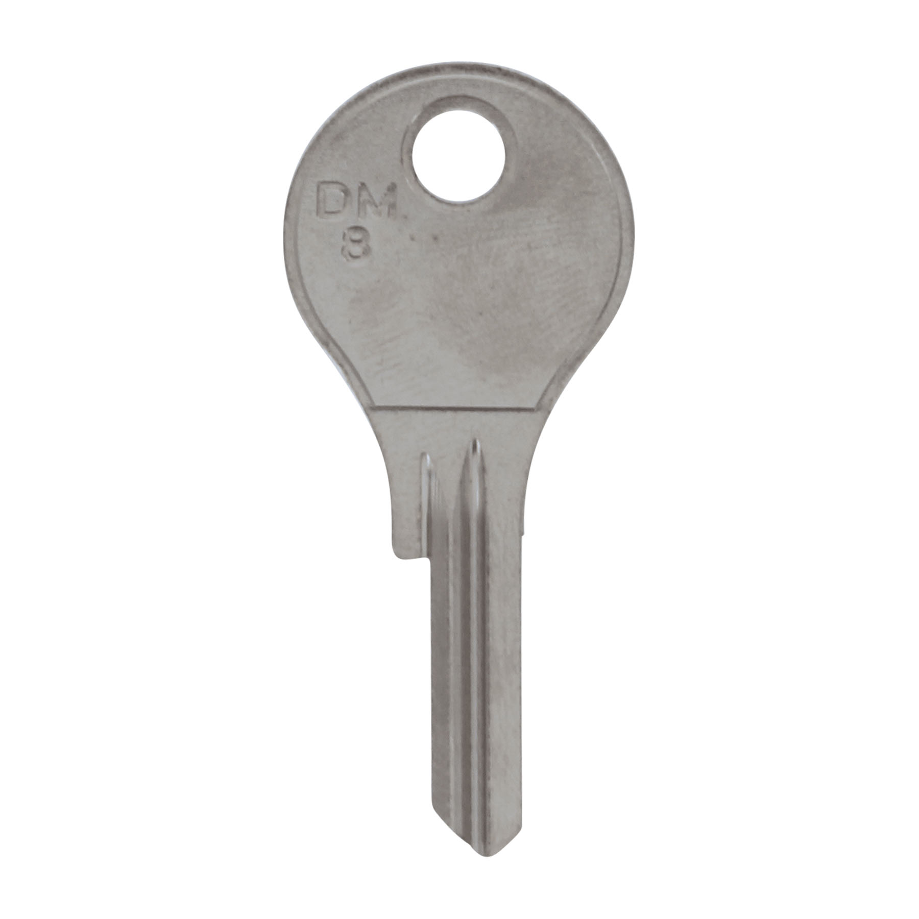 Silca Zylinderschlüssel Rohling gefrässt nach Muster Nachschlüssel vor ORT DM8, Schlüssel