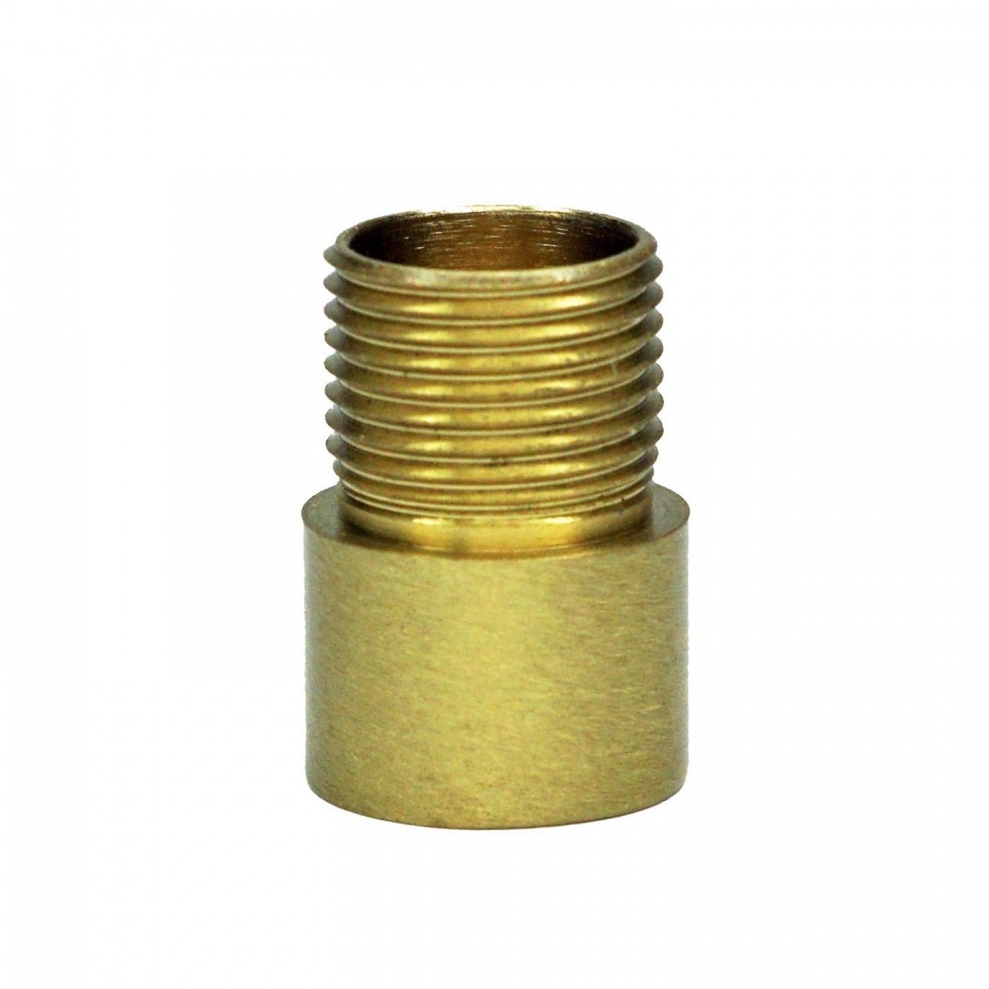 ToniTec Türspion Verlängerung Verlängerungsstück Spionverlängerung Durchmesser 14mm Länge 10mm messing, Bronze