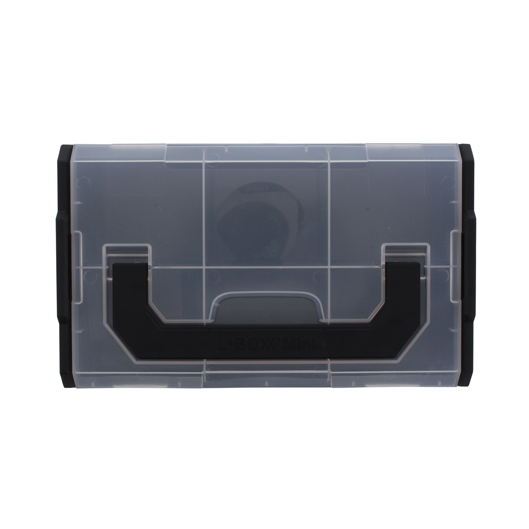 Sortimo L-BOXX Koffer Mini schwarz, Deckel transparent
