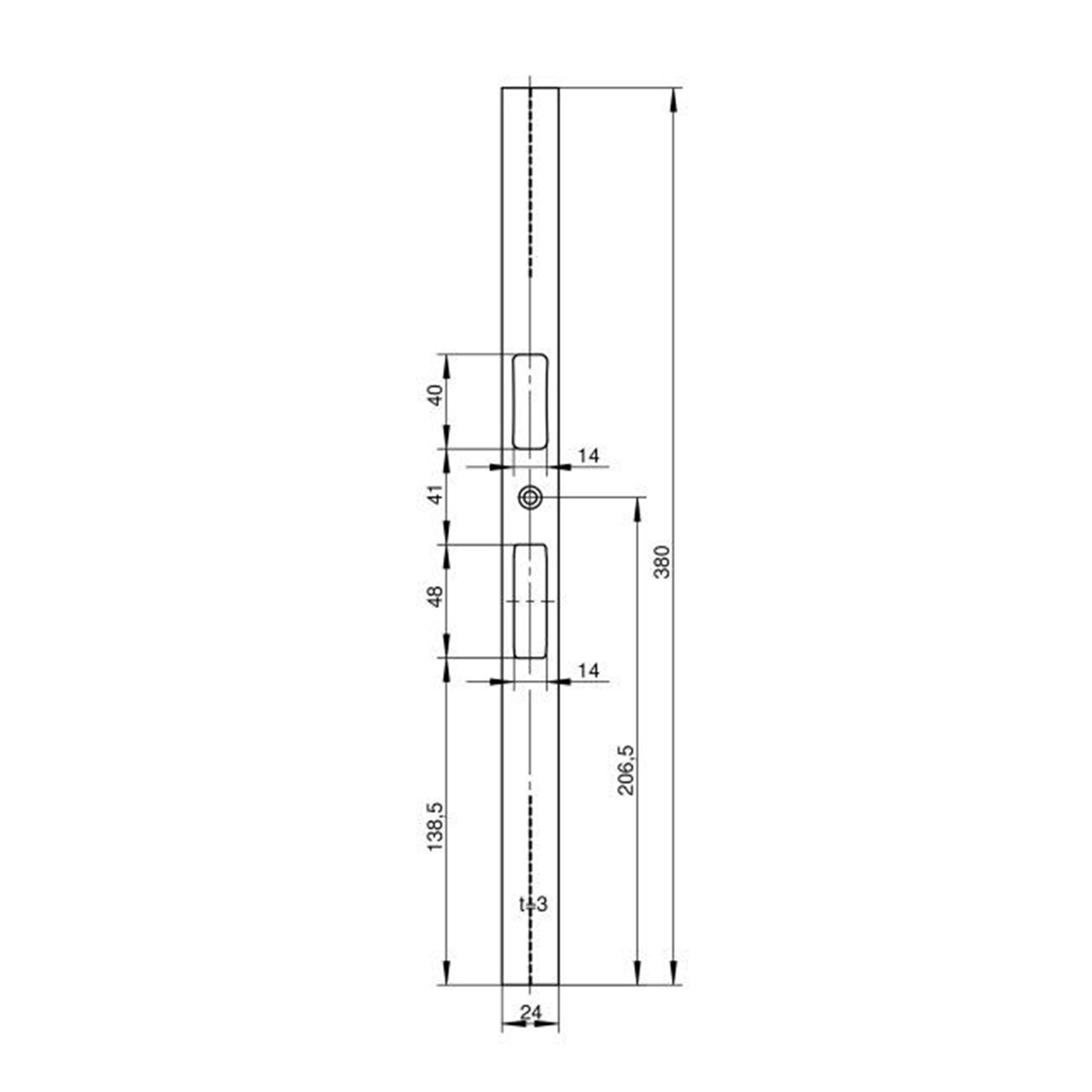 WILKA P703 Schließbleche für Schlösser mit Renovierungsstulp Edelstahl, Diagramm, Handlung
