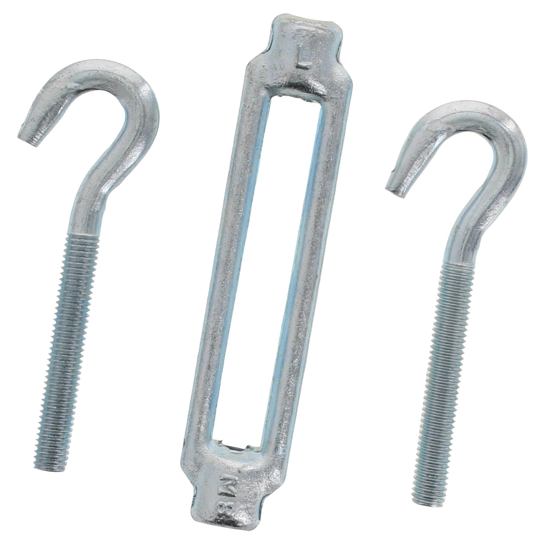 ToniTec Spannschloss Stahl verzinkt DIN 1480 8mm, Elektronik, Hardware