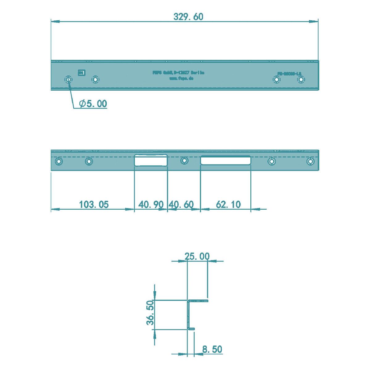 FEPS Lock Winkelschließblech FE-RS005-LS für Reparatur Stahlzarge 33x2,5x3,6x0,85 cm Edelstahl gebürstet DIN links, Diagramm, Handlung