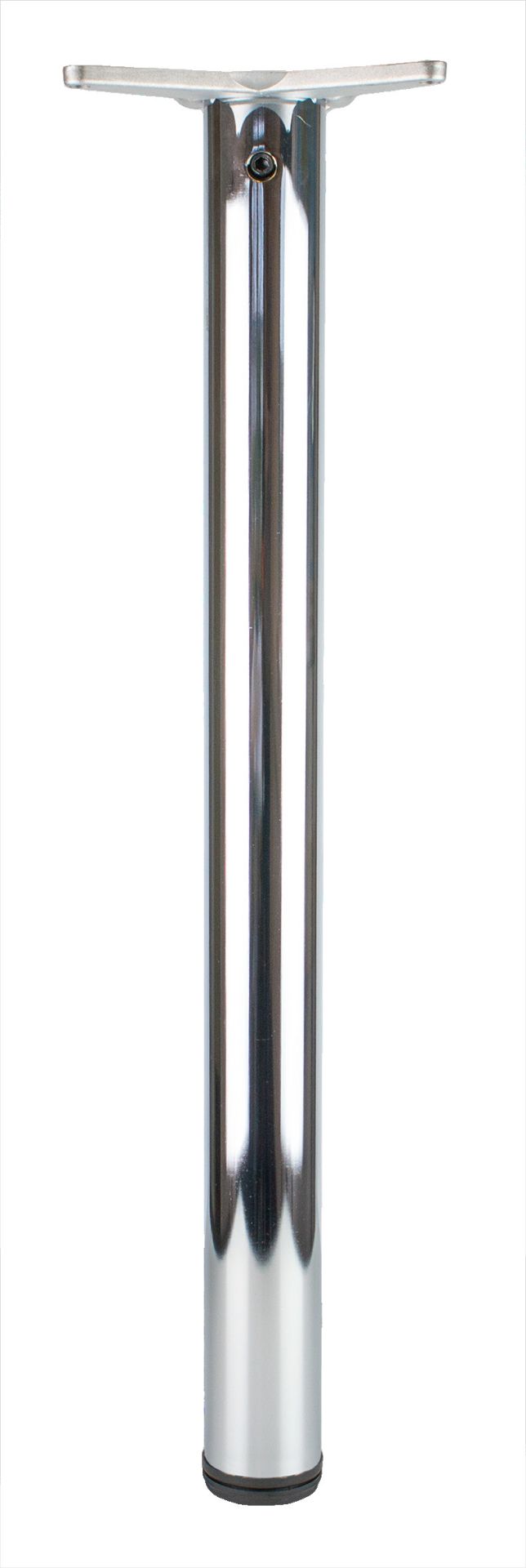 BMB Tischbein-Set V , Ø 60 x 710mm Edelstahl Effekt, Innensechskant Befestigung 1, Klinge, Rasiermesser, Waffe