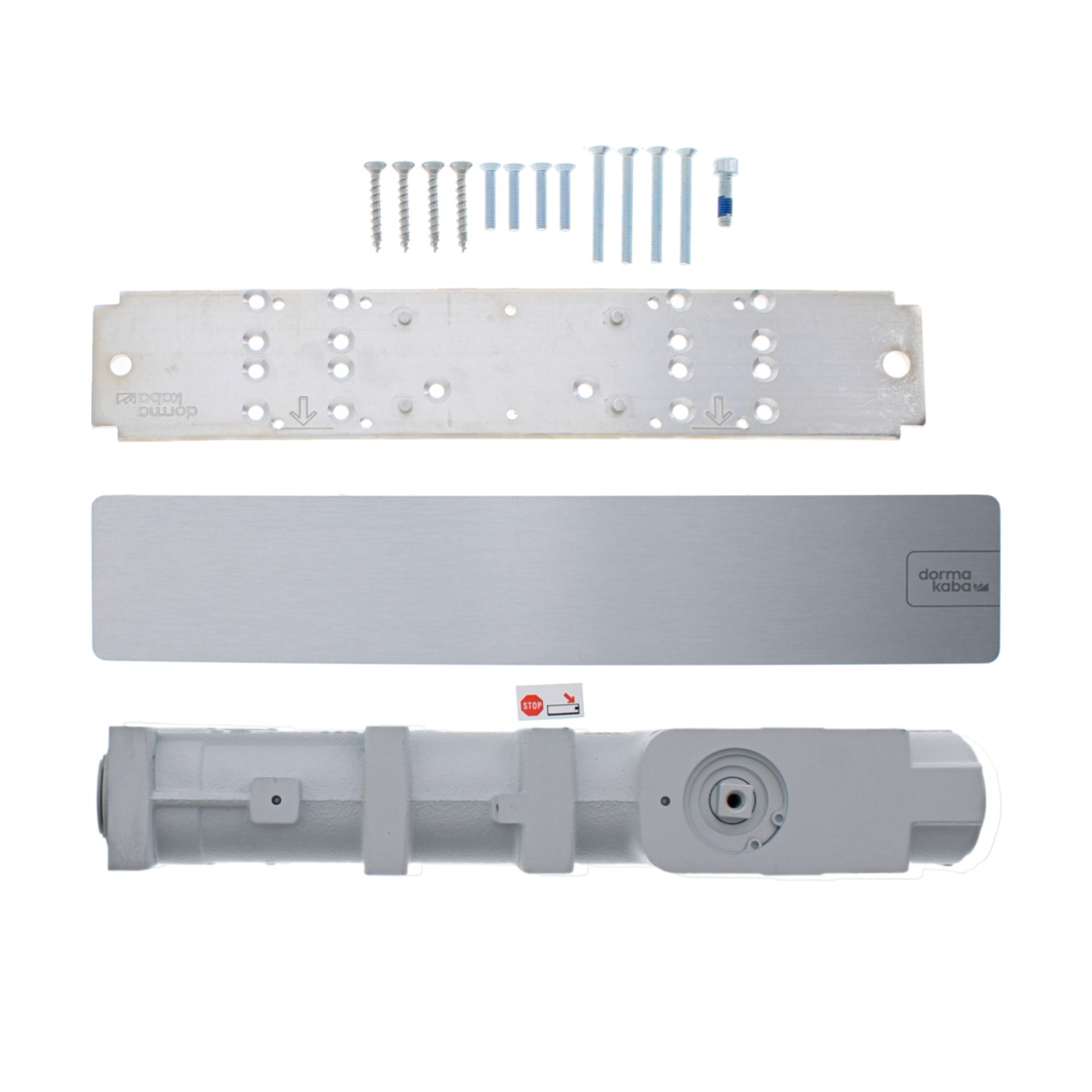 Dormakaba TS 98 1-6 2S Türschließer ohne Gleitschiene ÖD/SV XEA Silberfarbig, Elektronik
