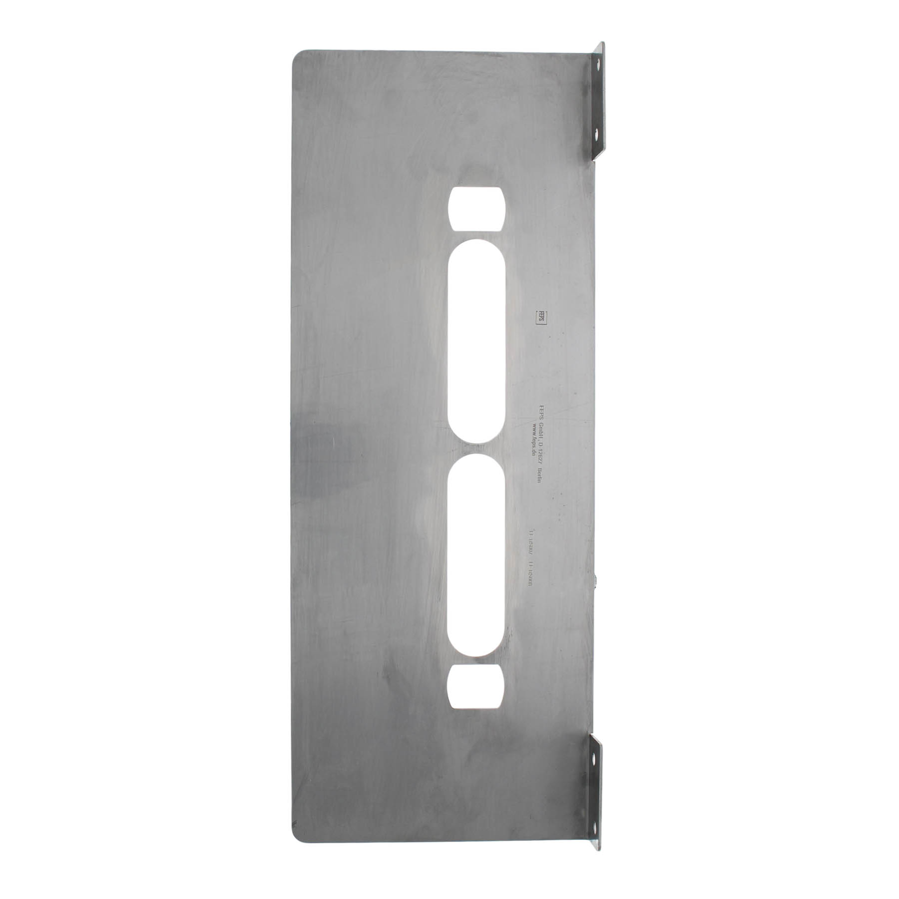 FEPS Lock Tür Schonblech FE-RS007 Edelstahl gebürstet links/rechts verwendbar, Aluminium