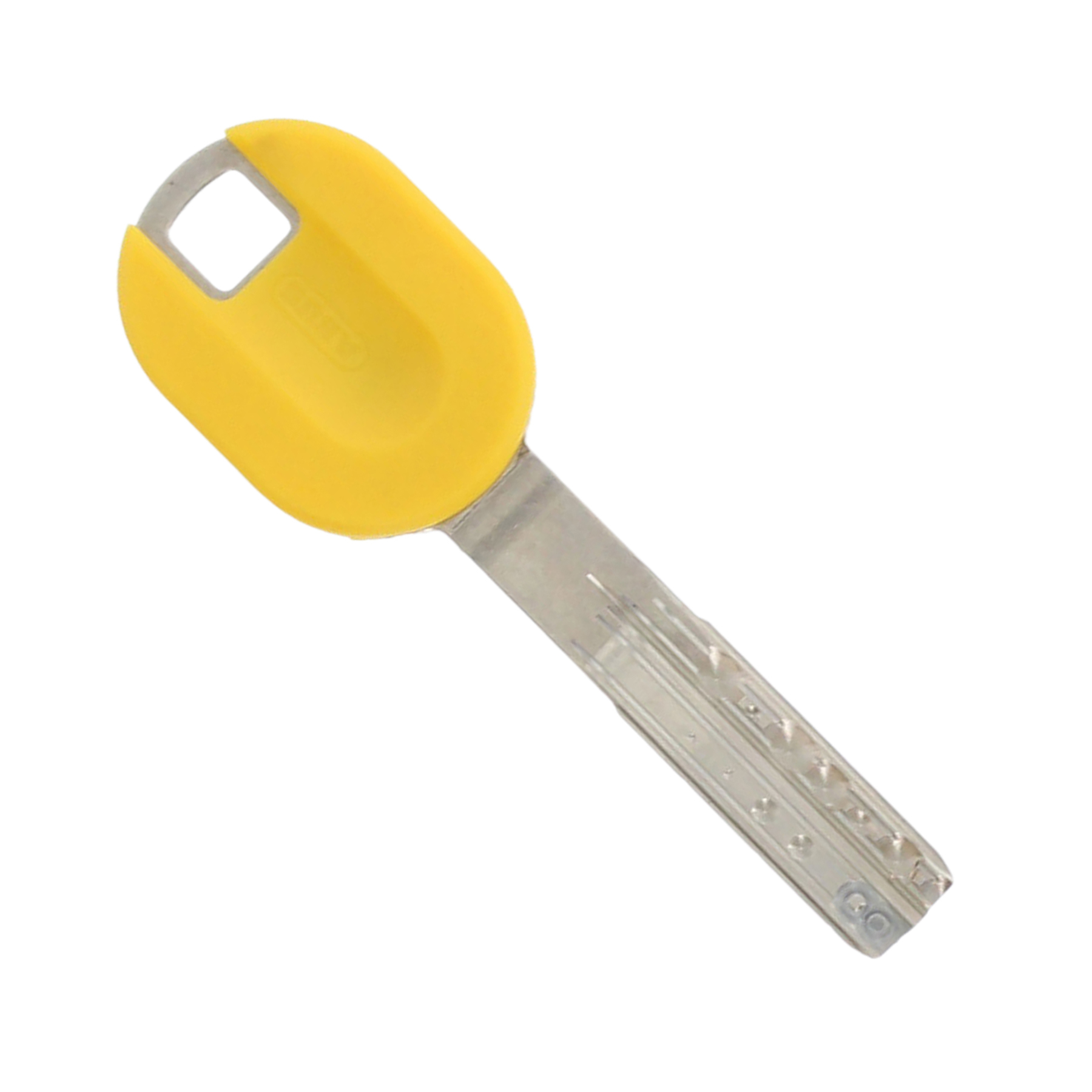 ABUS Bravus 2500 3500 Magnet Nachschlüssel für Einzelschließungen Eigenprofil mit Pro Cap zinkgelb, Schlüssel