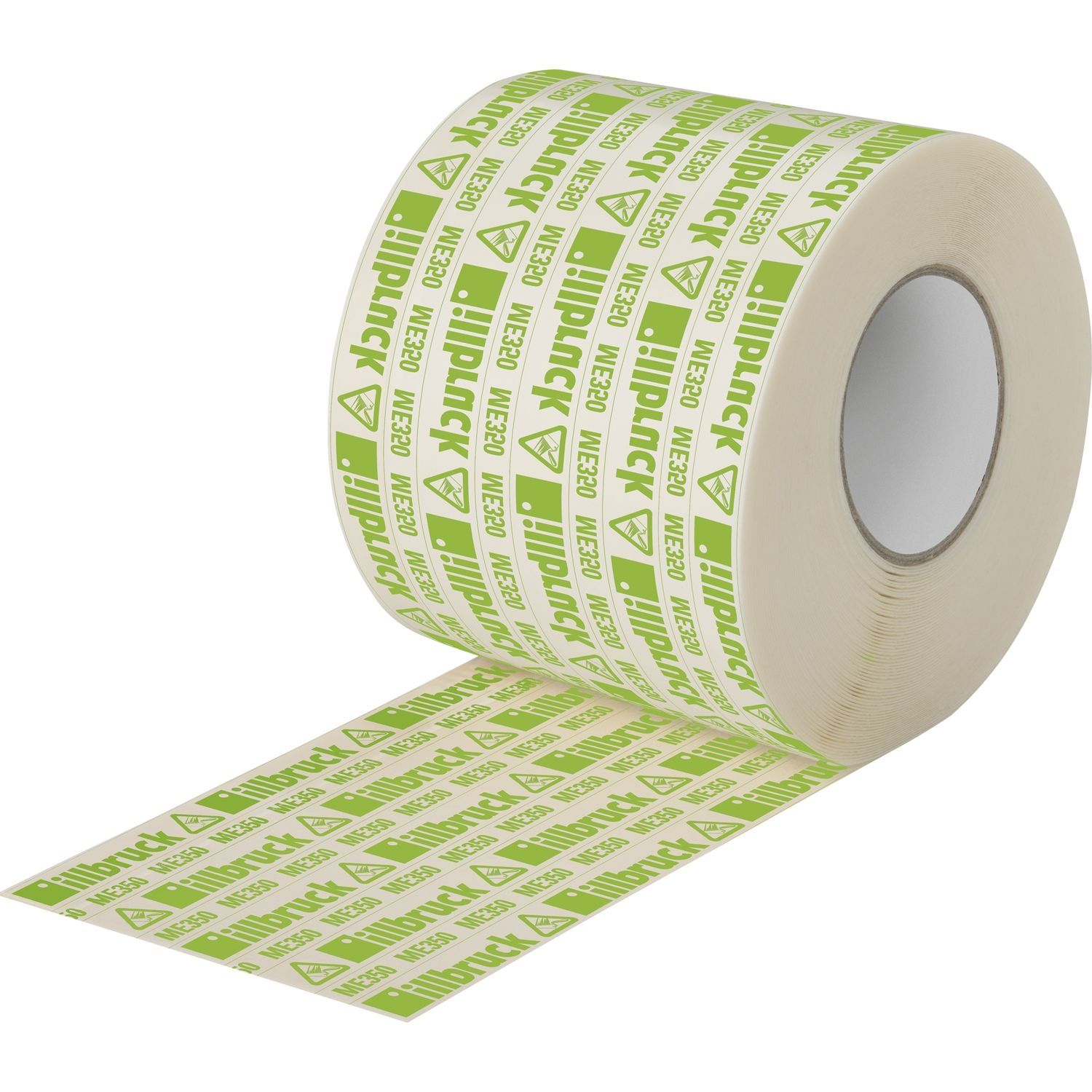 illbruck ME350 Fensterfolie Innen VV 200mmx25m vollflächig selbstklebend, Papier, Klebeband, Papier, Klebeband, Papier, Klebeband