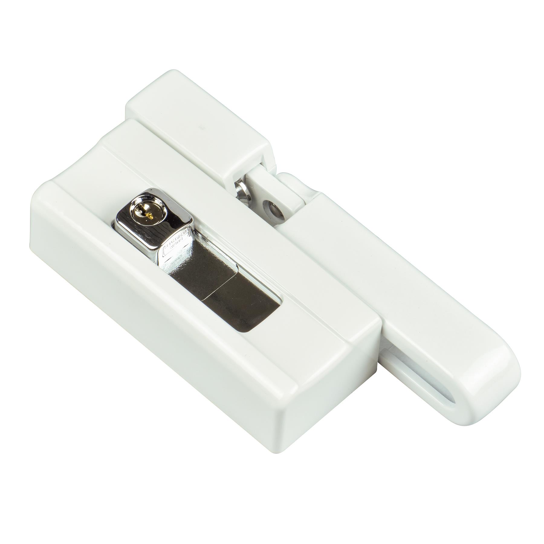 Burg-Wächter BlockSafe BS2 Fenstersicherung weiß braun verschiedenschliessend + gleichschliessend