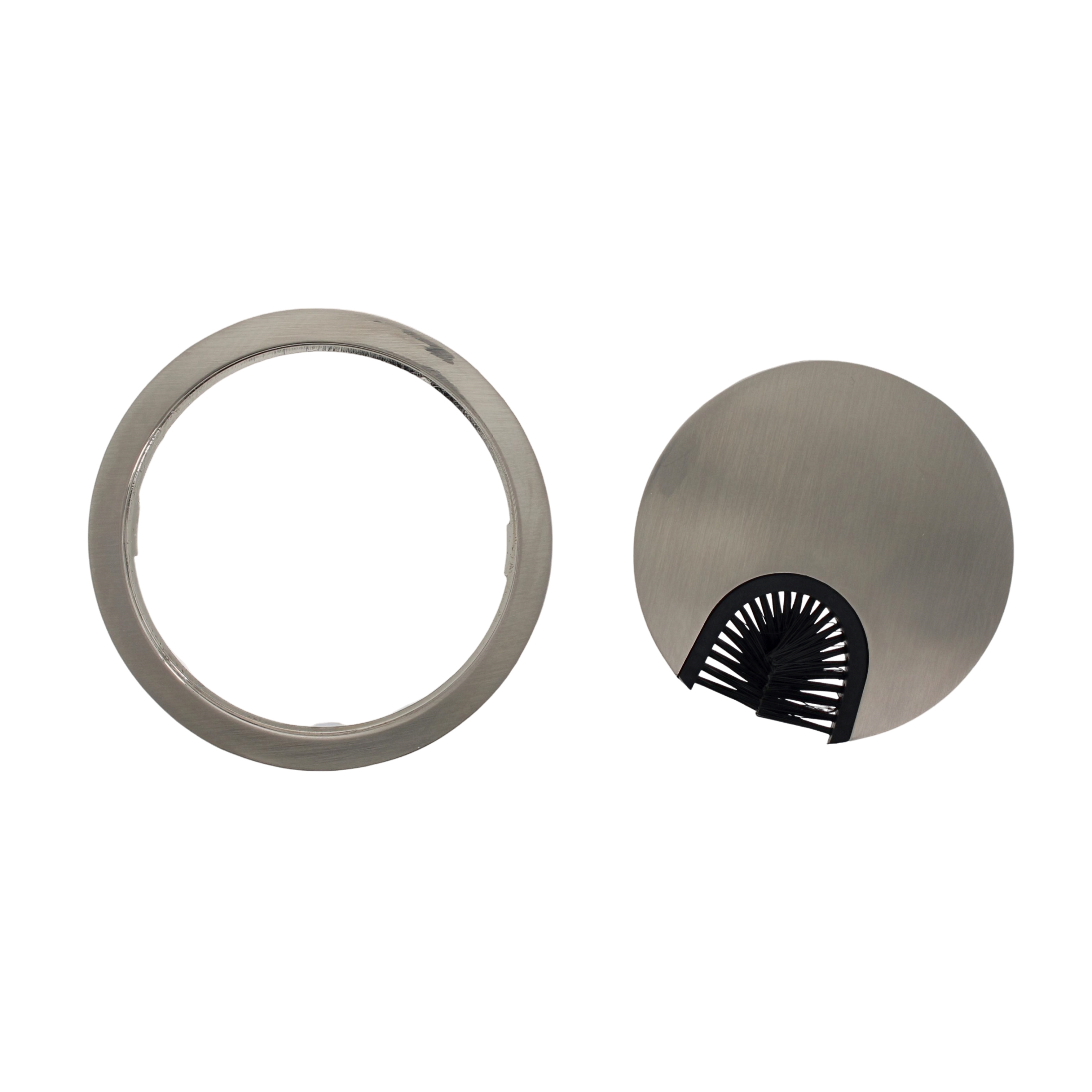 ToniTec® Kabeldurchlass Kabeldose Kabeldurchführung Edelstahl finish 80mm 80 mm