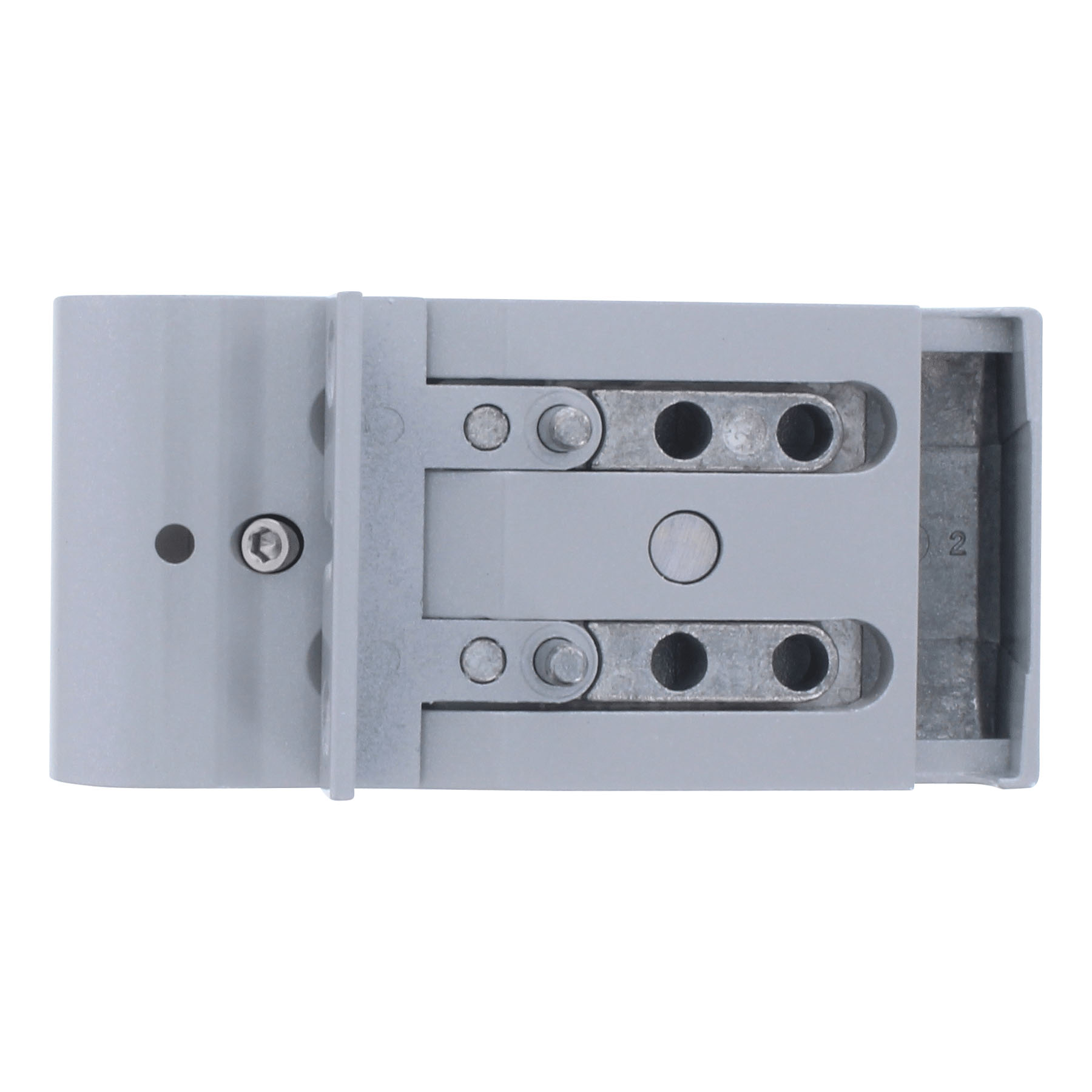 Dr. Hahn KT-N 6R Universal-Aufschraubband P470 A15-20 mm mit Direktverschraubung für Kunststofftüren RAL 9006 weißaluminium, 24 Stück, Adapter, Elektronik, Postfach, Adapter, Elektronik, Postfach