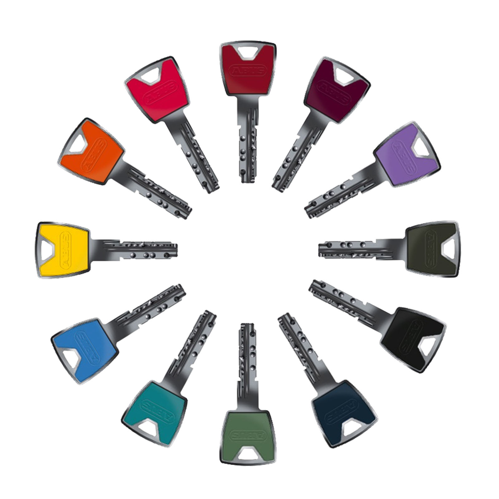 ABUS Design-Clip für XP20SN Schlüssel, Lampe, Schlüssel, Lampe, Schlüssel, Lampe, Schlüssel