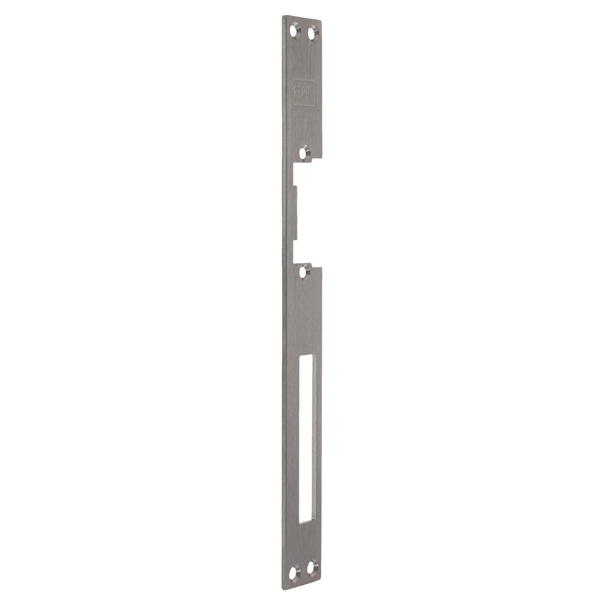 FEPS Lock Flachschließblech universal FE-RS009 Türschliessblech Edelstahl für Standard Türöffner, Elektronik, Hardware, Griff
