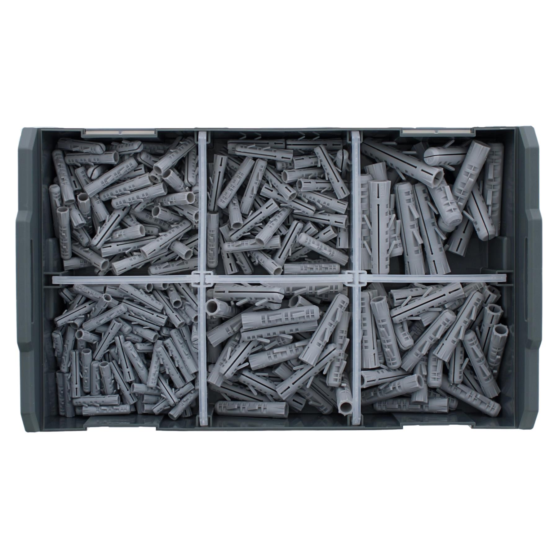 TOX L-Box Mini Sortiment Beton Dübelbox Dübelsortiment Dübelset 296 tlg., Feuerwaffe, Waffe